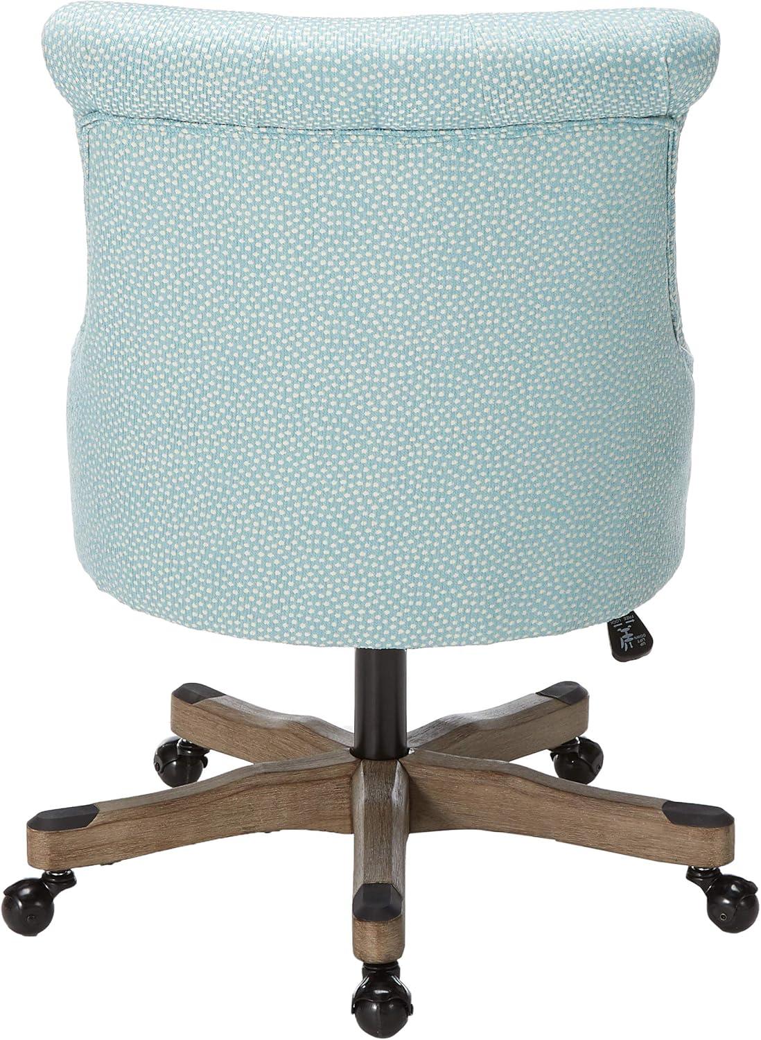 Sinclair Tufted Swivel Office Chair with Casters, Adjustable - Linon
