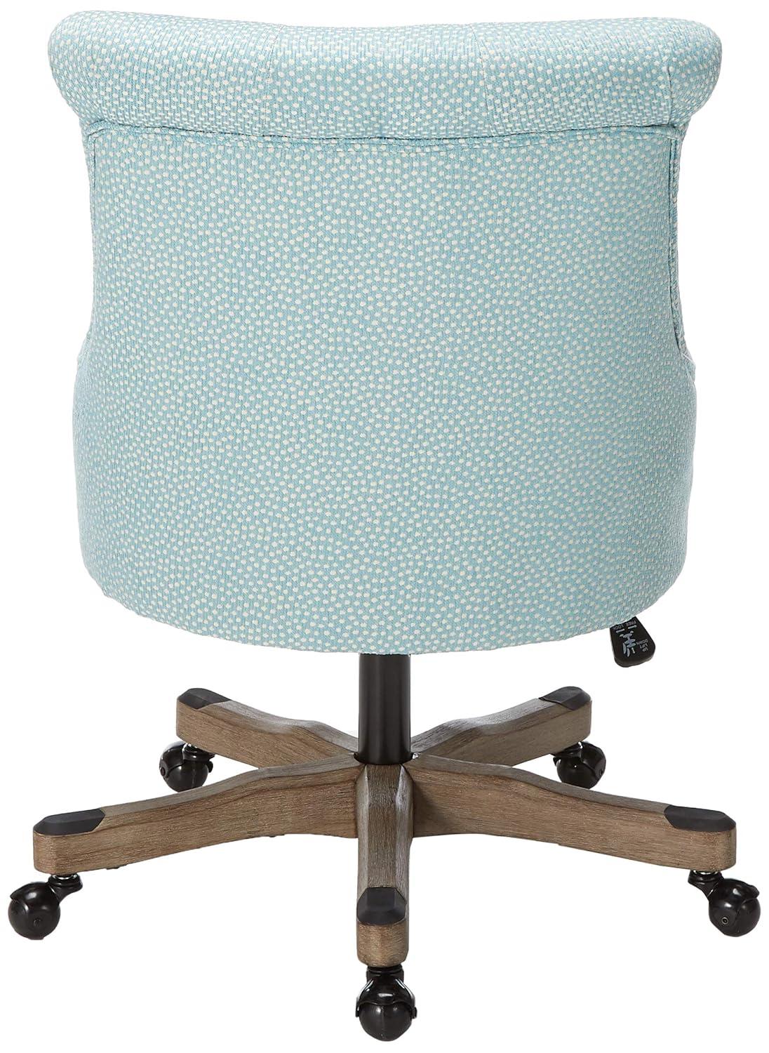 Sinclair Tufted Swivel Office Chair with Casters, Adjustable - Linon