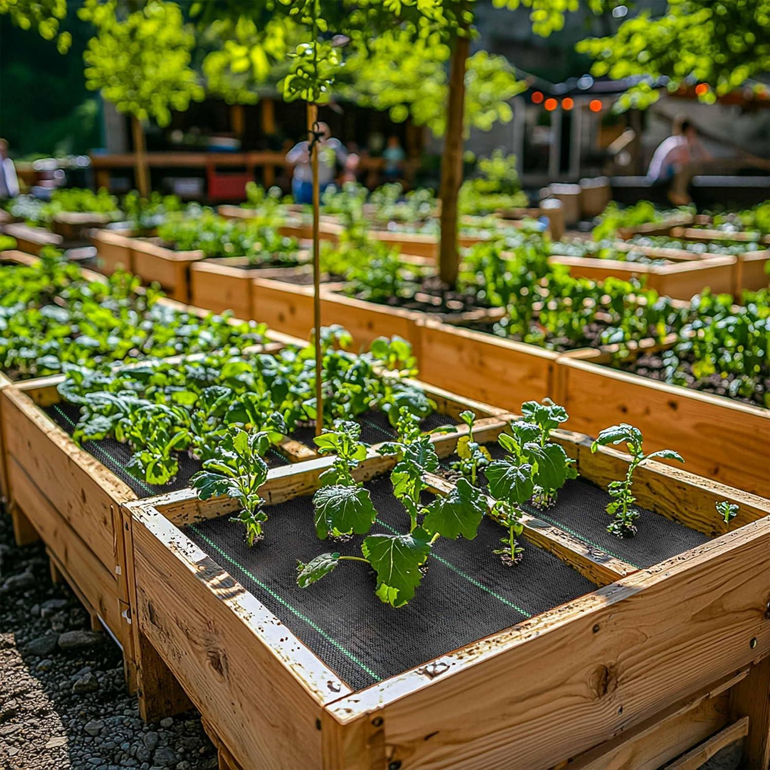 4ft x 100ft Weed Barrier Landscape Fabric Heavy Duty Premium Weed Control Fabric Durable & Eco-Friendly Weed Block Gardening Mat Landscaping Fabric