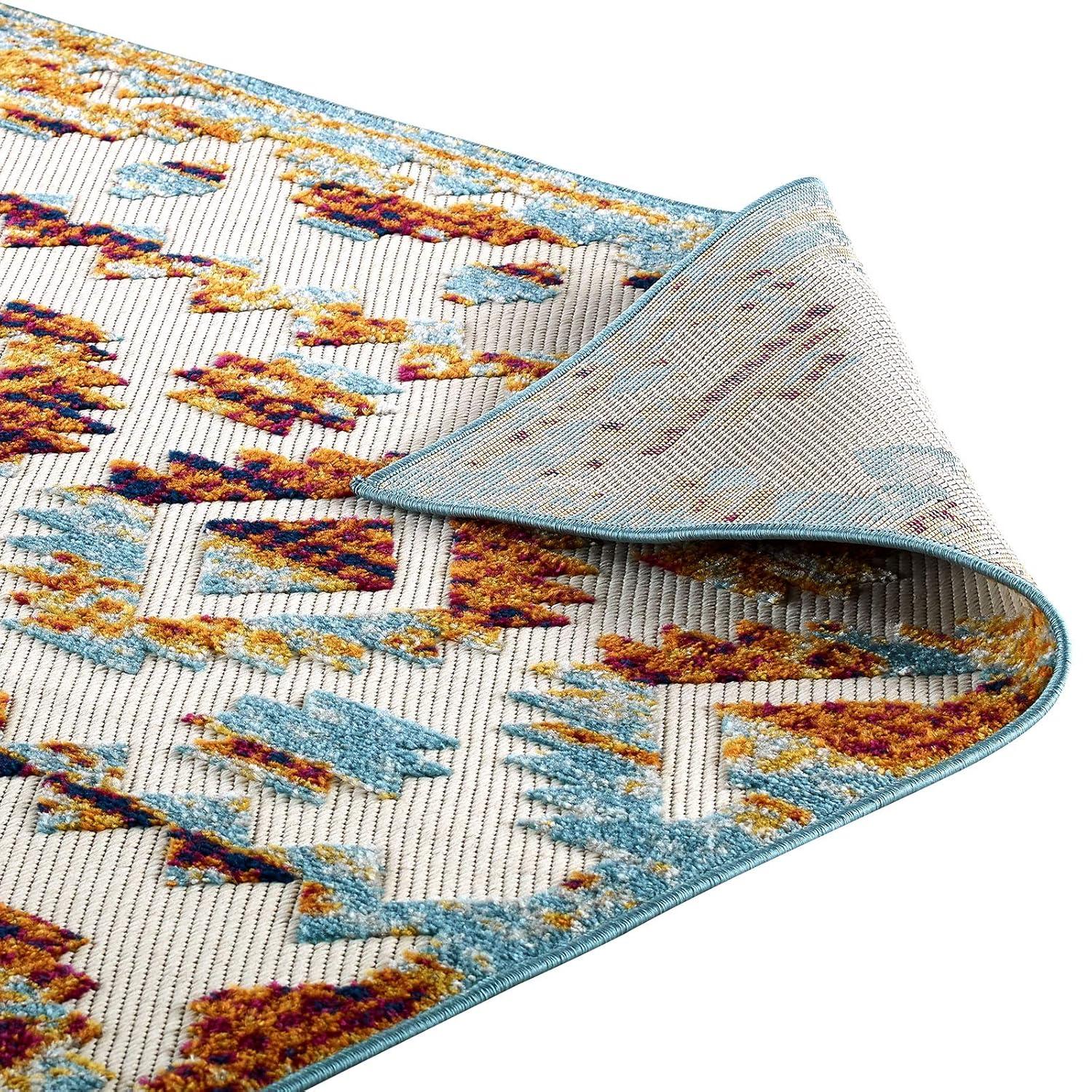 Modway Modway Reflect Contemporary Abstract Diamond Indoor and Outdoor Area Rug