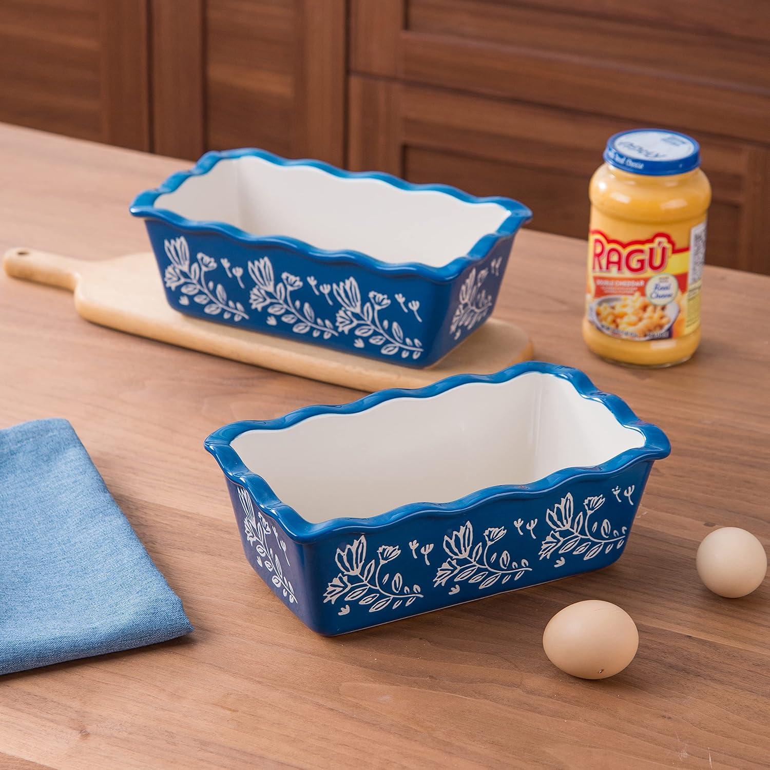 Wisenvoy Porcelain and Ceramic Bread Loaf Pan