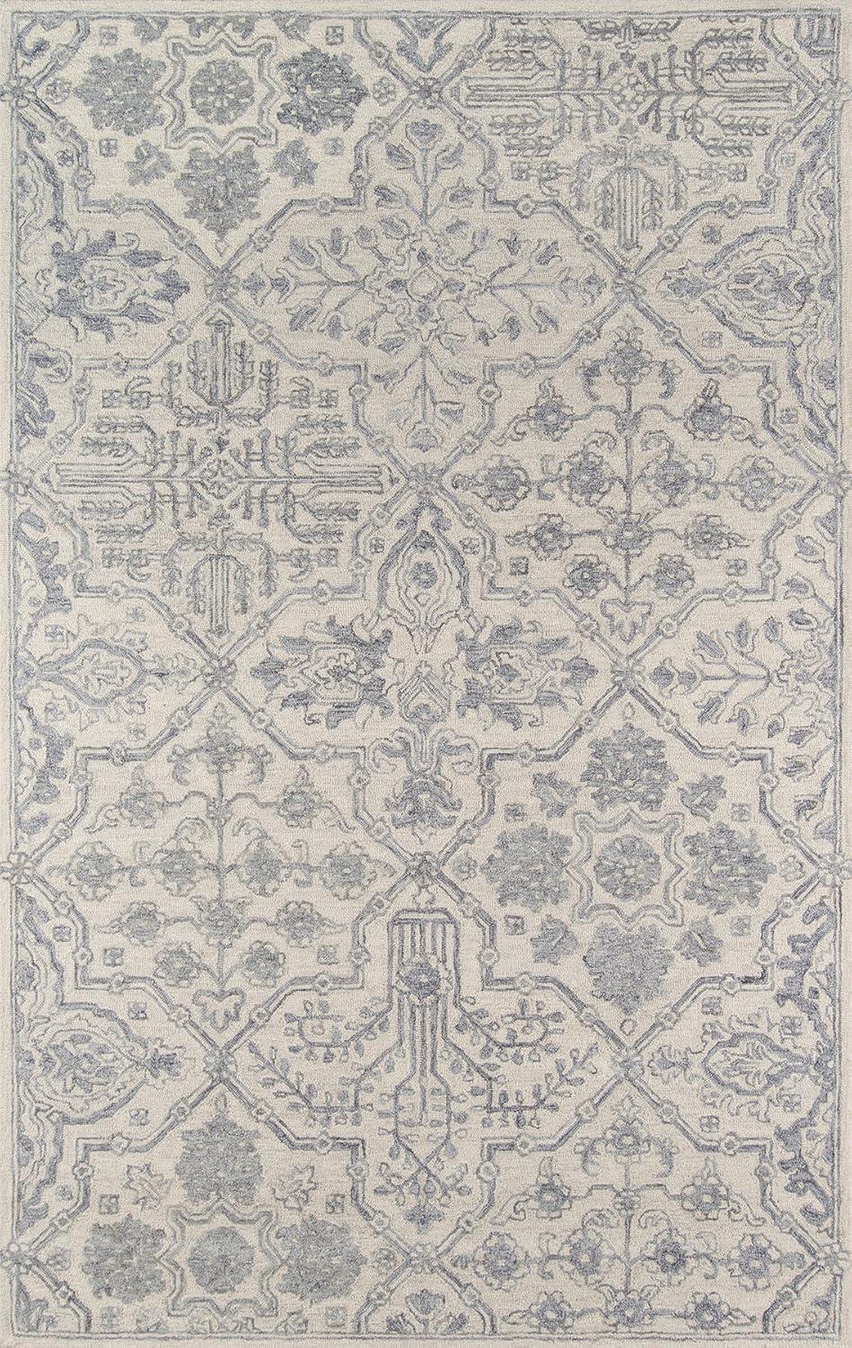 Momeni Cosette Wool Hand Tufted Grey Area Rug 3'6" X 5'6"