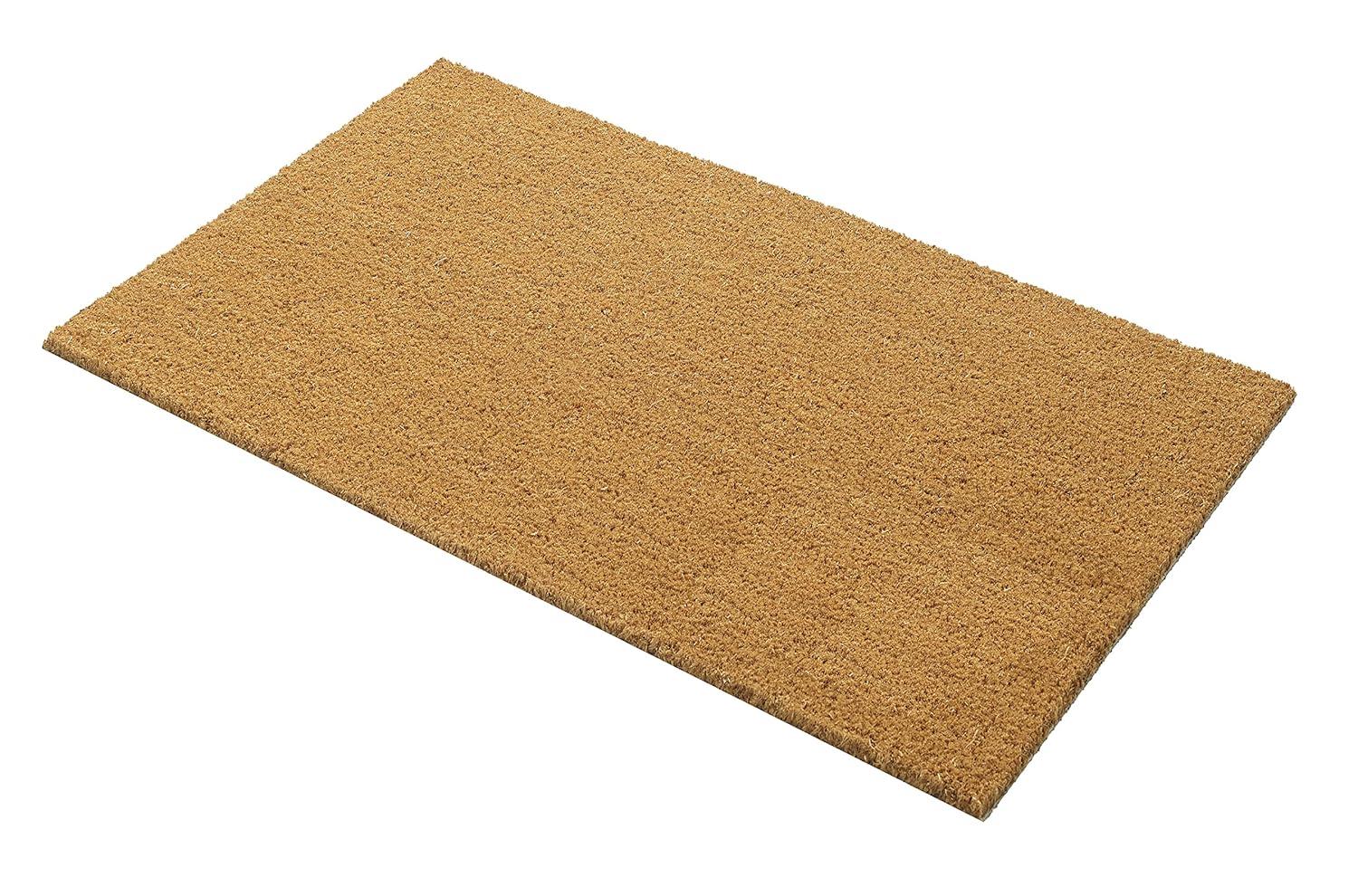 Ophelia & Co. Alece Extra Thick Outdoor Doormat Handwoven Durable Natural Coir Entryway Front Door Porch Patio