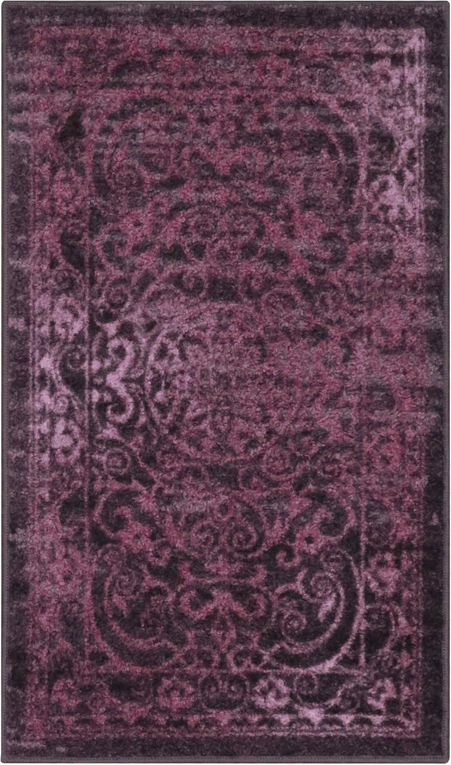 Dreyfuss Oriental Intense Purple Area Rug