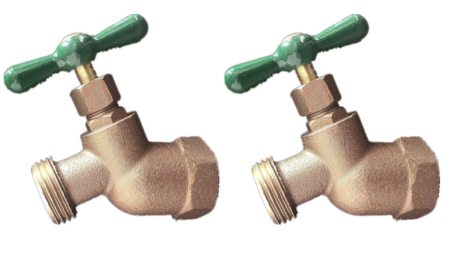 EZ-Fluid EZHBF12-1W, 1/2 in Brass 3/4 in Valve