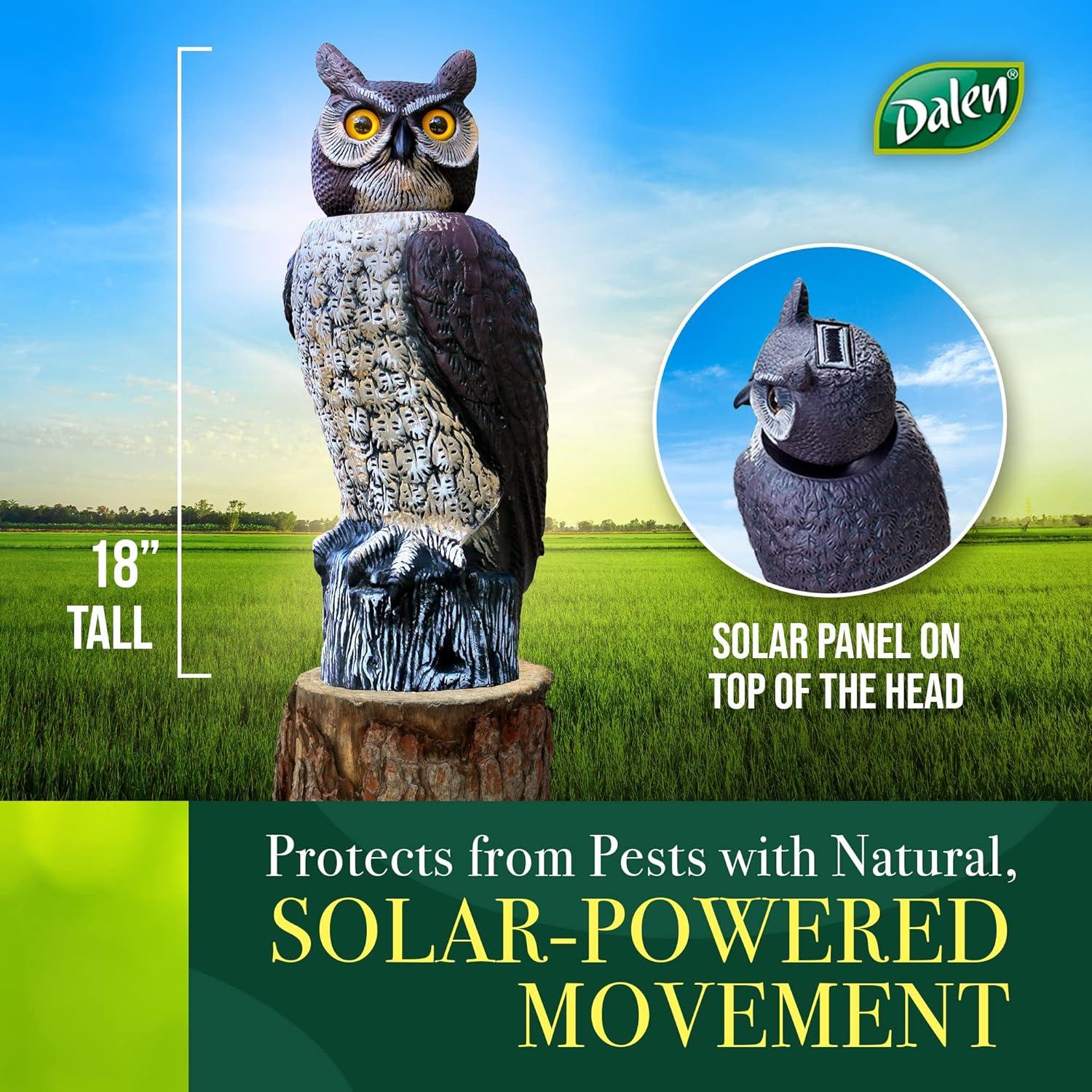 Dalen Scarecrow Owl Animal Repellent Decoy For All Pests