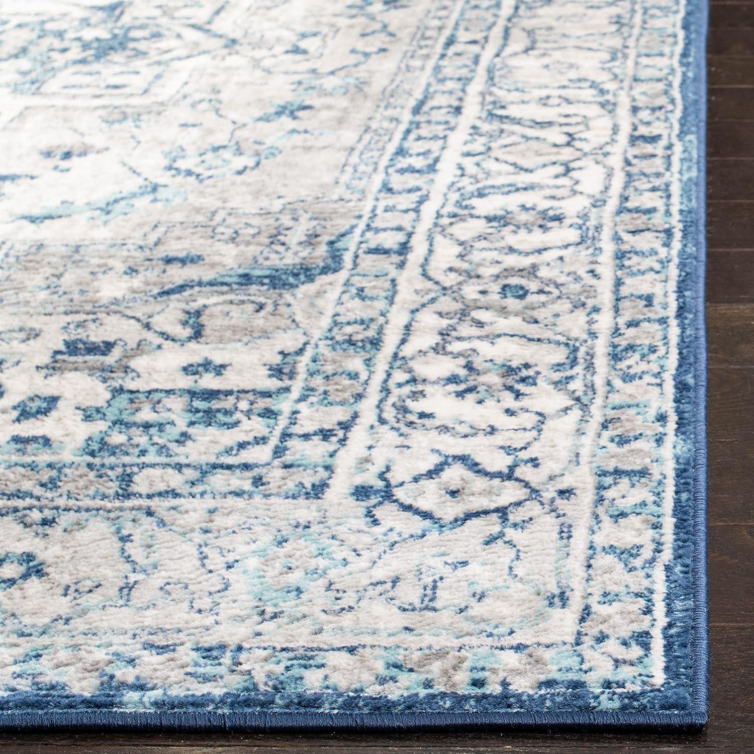 Kelly Clarkson Home Camila Light Gray/Blue Oriental Rug