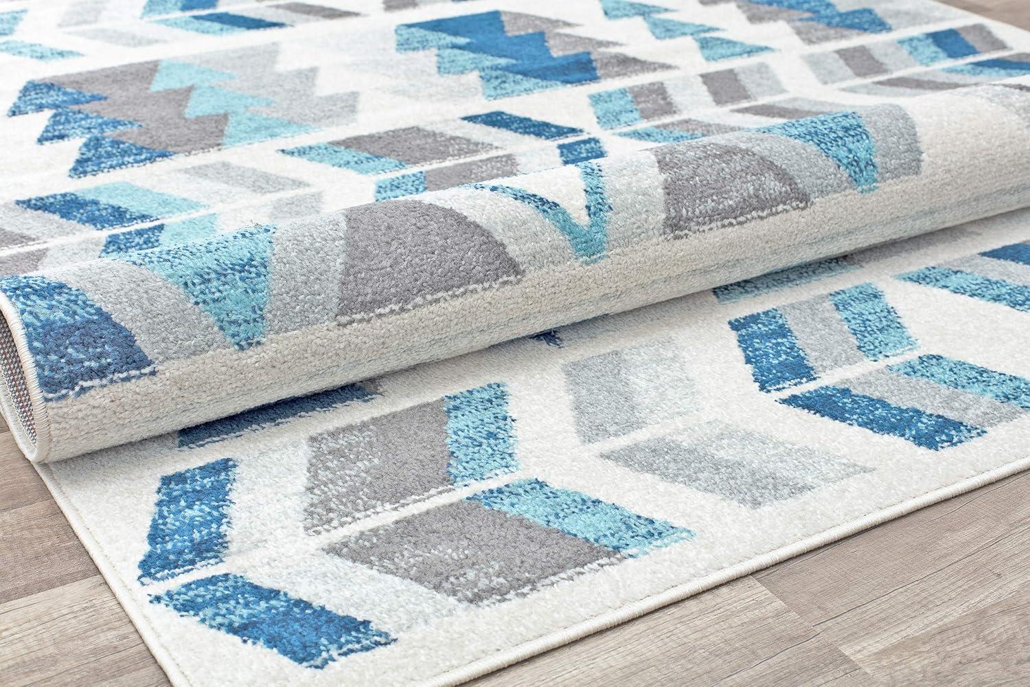 Rugs America Mika Geometric Contemporary Area Rug