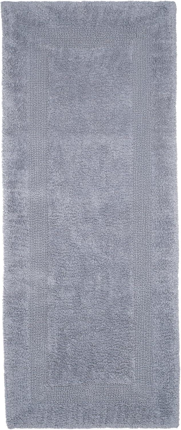 Lavish Home 100% Cotton Reversible Long Bath Rug