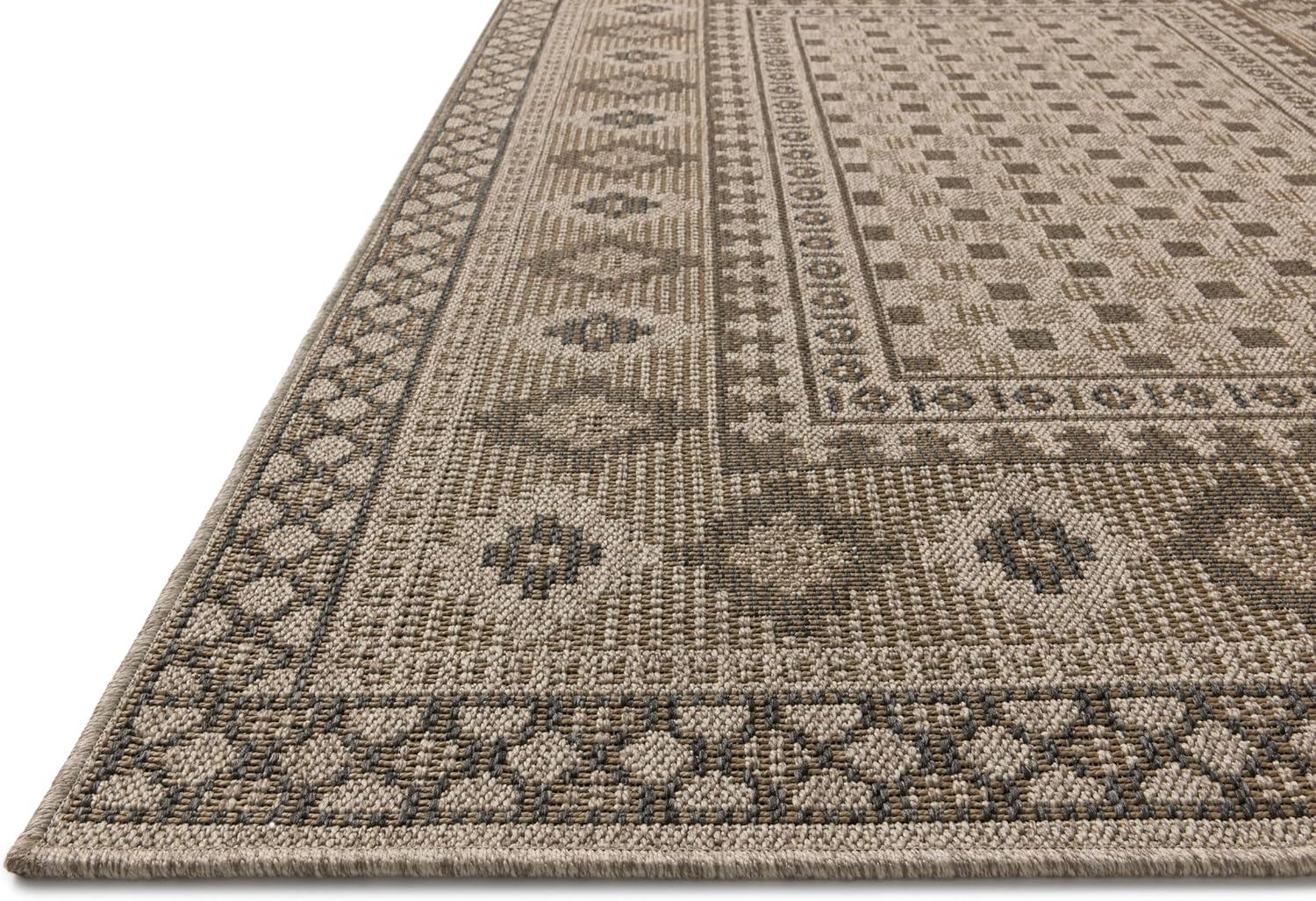 Chris Loves Julia x Loloi Providence Dove / Charcoal Indoor/Outdoor Area Rug