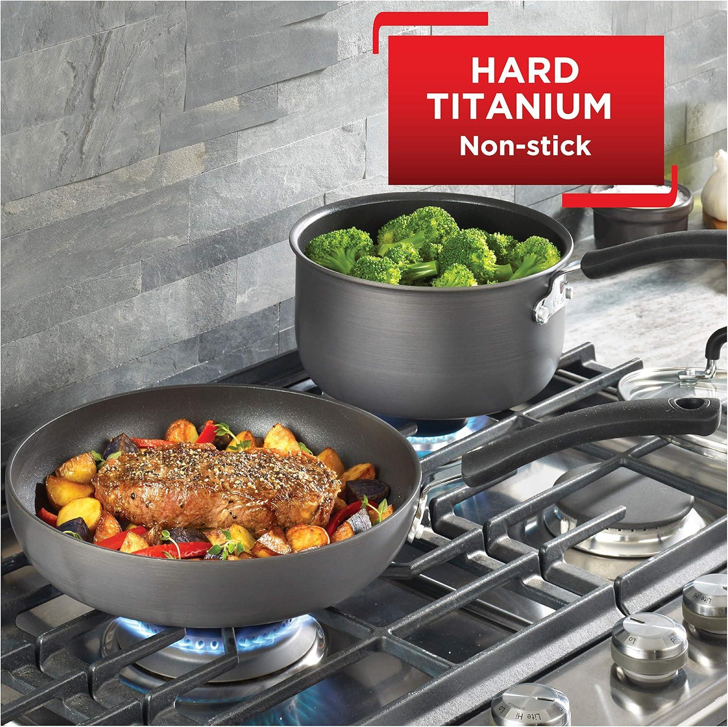 T-fal 14 in. Non-Stick Hard Anodized Aluminum Roasting Pan