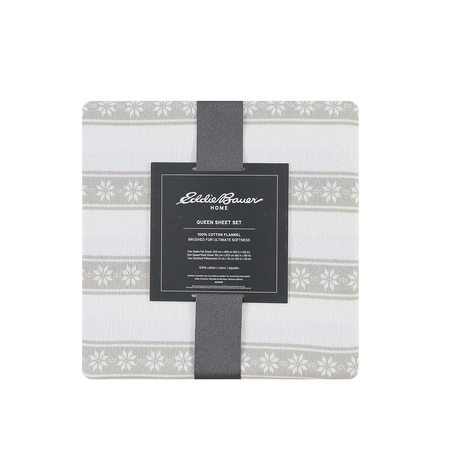 Eddie Bauer Eddie Bauer Cozy Cotton Flannel Sheet Sets