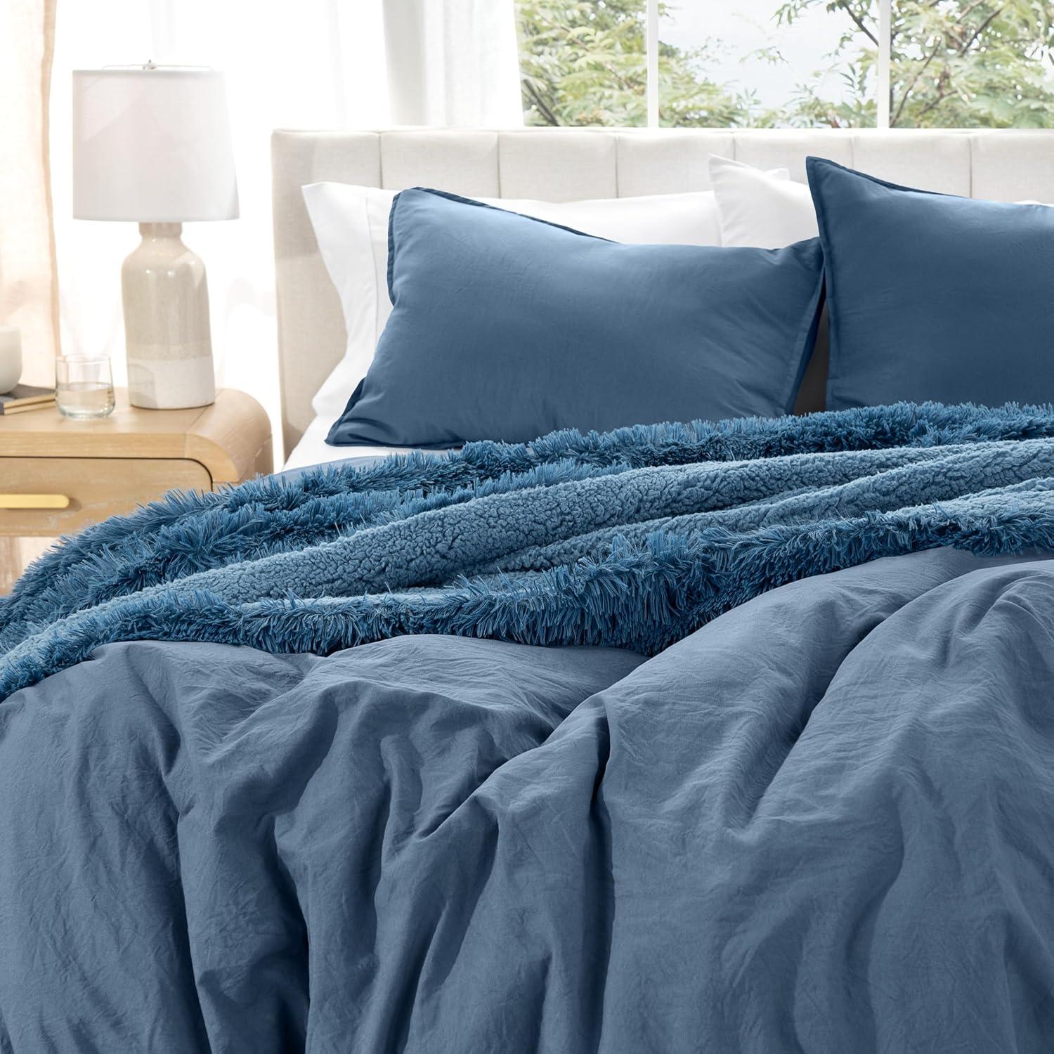 Washed Microfiber Duvet Cover Set