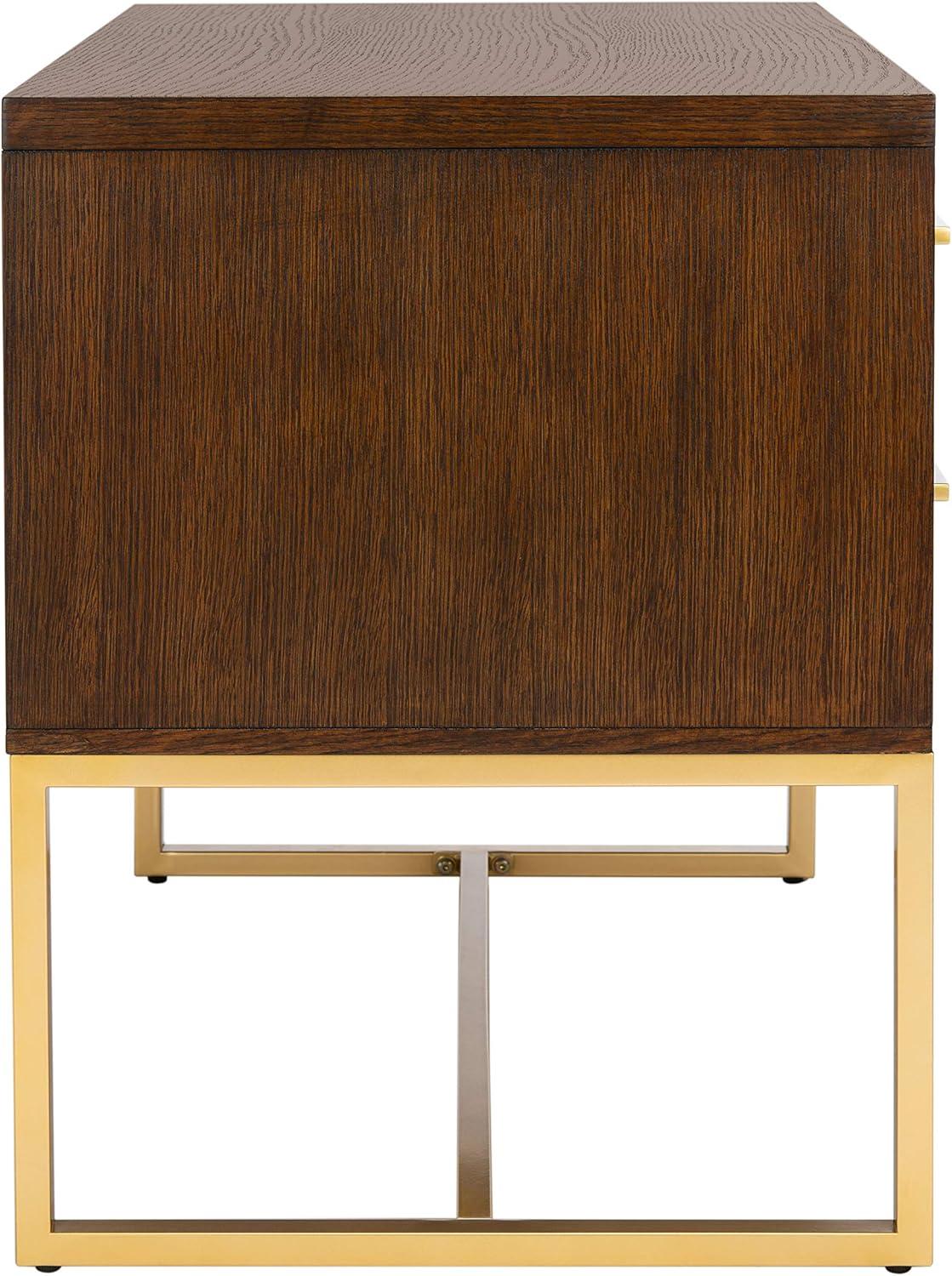 Estelle Nightstand - FOX6262 - Walnut - Safavieh Couture
