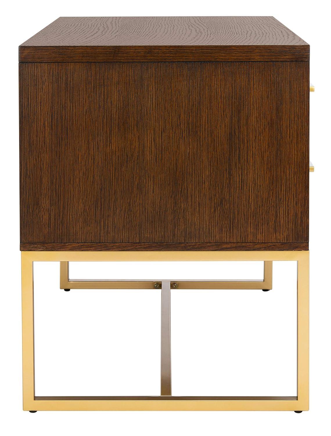 Estelle Nightstand - FOX6262 - Walnut - Safavieh Couture