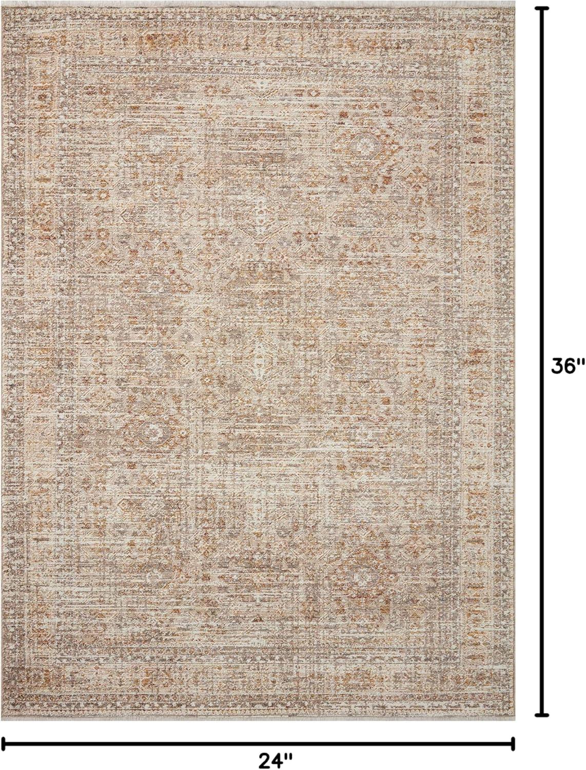 Angela Rose x Loloi Angela Rose x Loloi Blake Oatmeal / Spice Area Rug