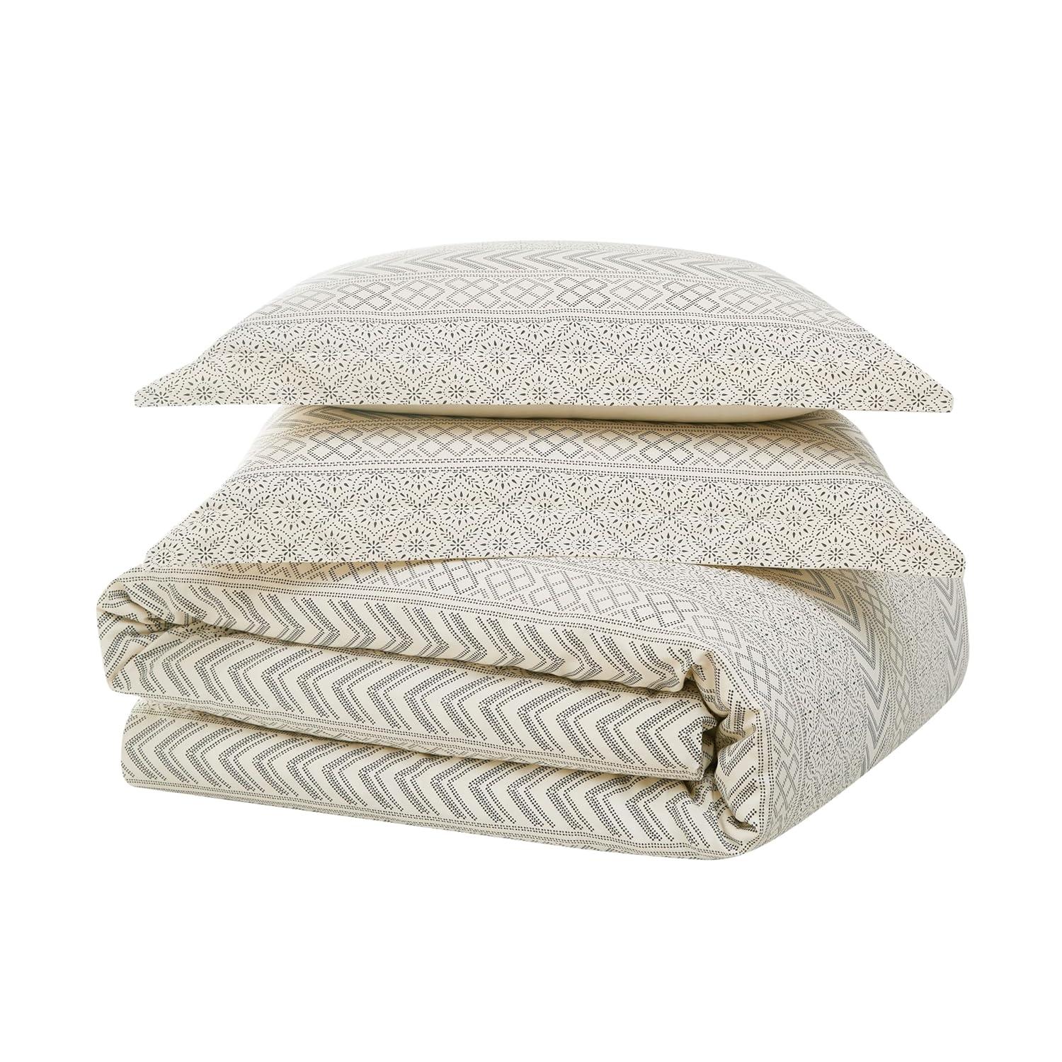 Brooklyn Loom Brooklyn Loom Chase Cotton Blend Geometric Shapes Comforter Set