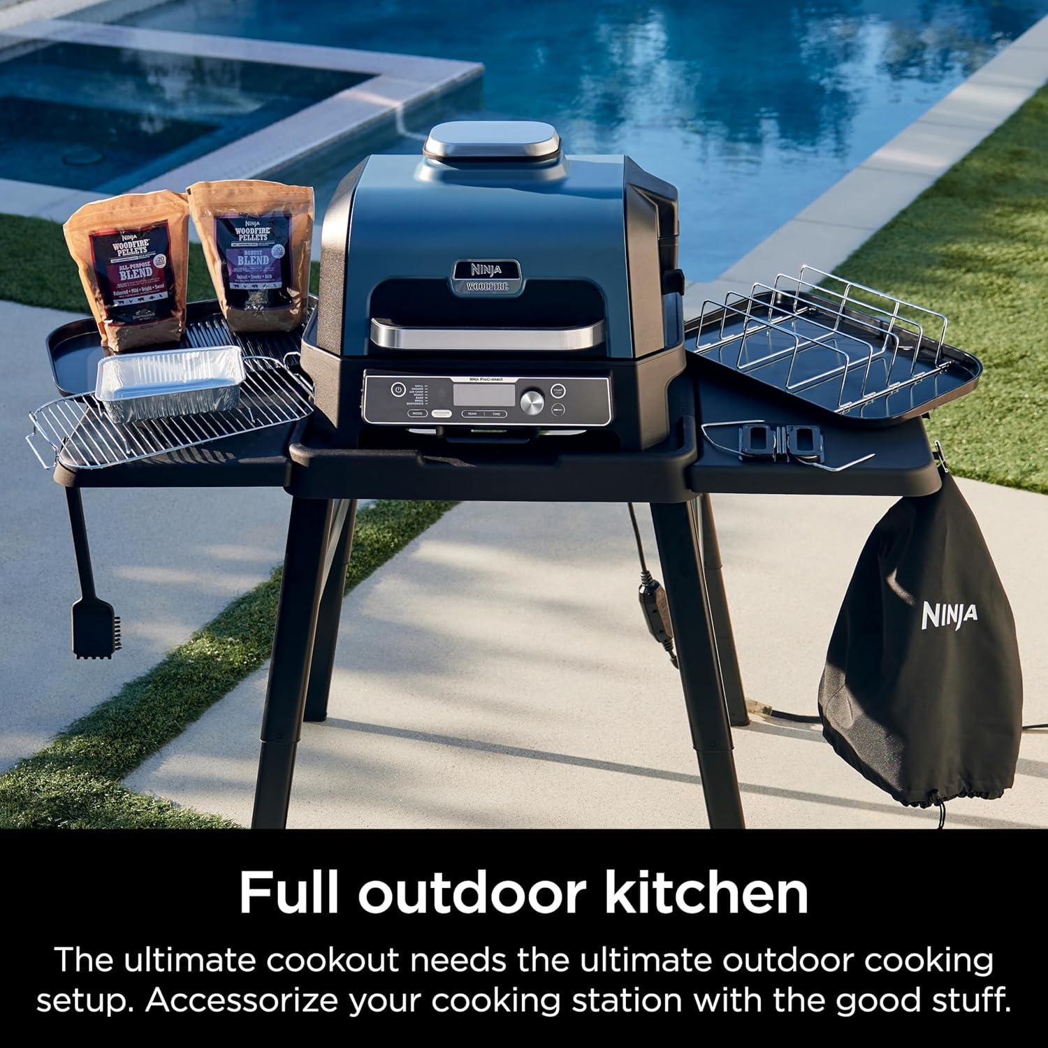 Ninja Ninja Woodfire Black Grill Cover For OG951