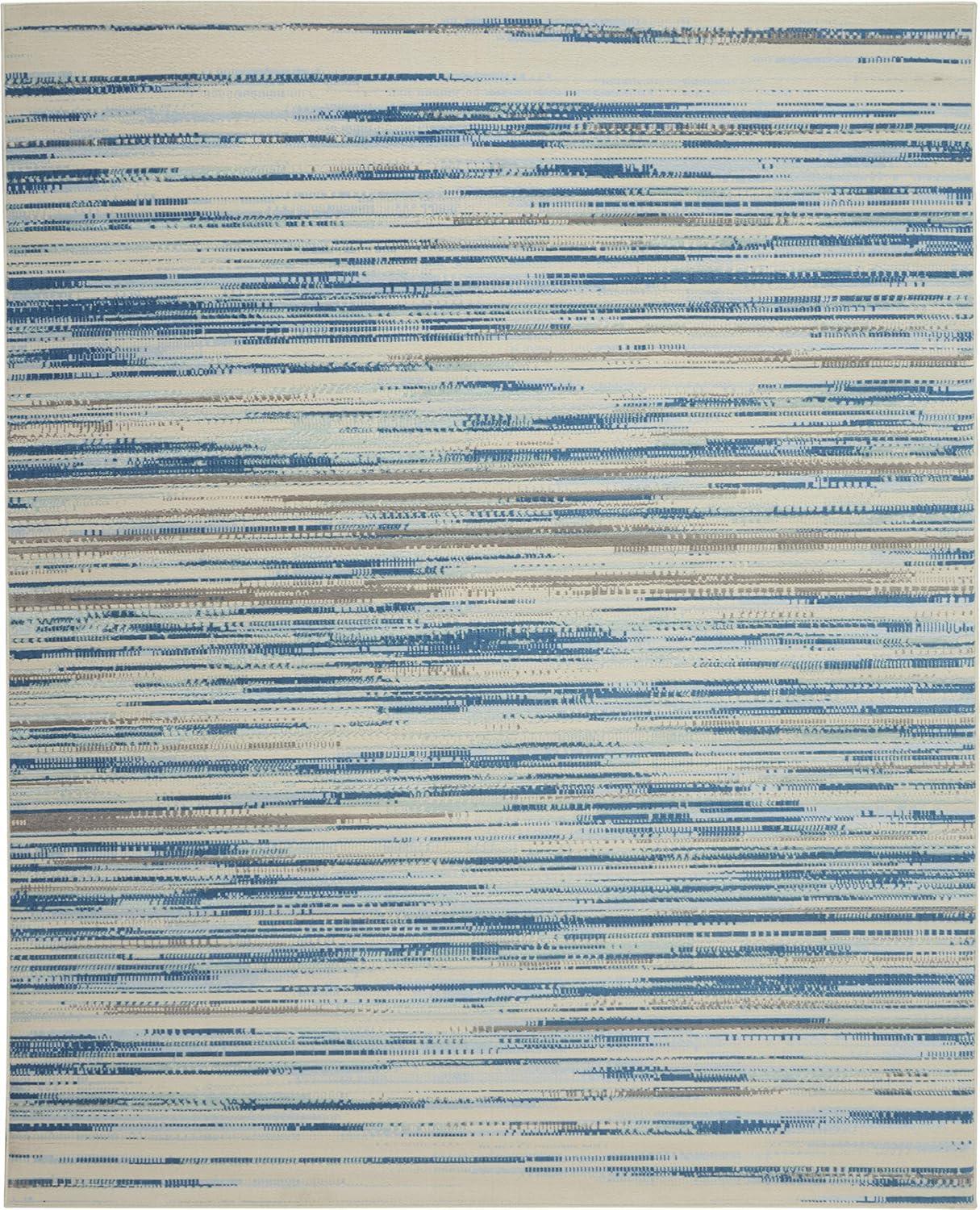 Nourison Jubilant Contemporary Stripes Area Rug