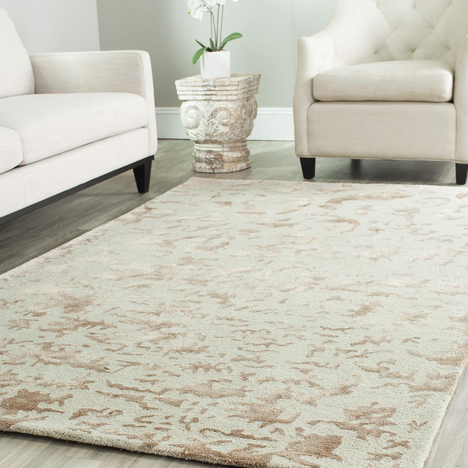 Soho SOH525 Hand Tufted Indoor Area Rug - Ivory - 8'3"x11'- Safavieh