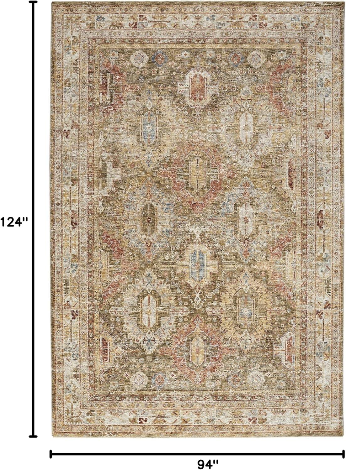 Nourison Petra Oramental Indoor Rug Green 7'10" x 10'4"