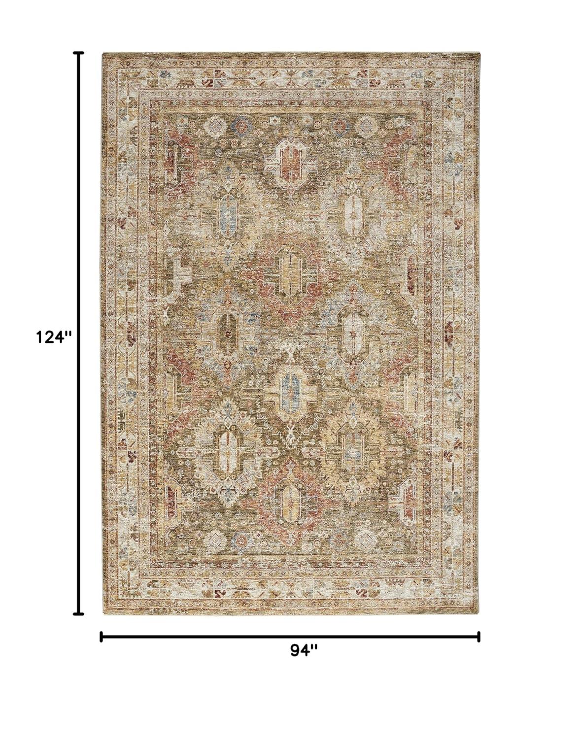 Nourison Petra Oramental Indoor Rug Green 7'10" x 10'4"