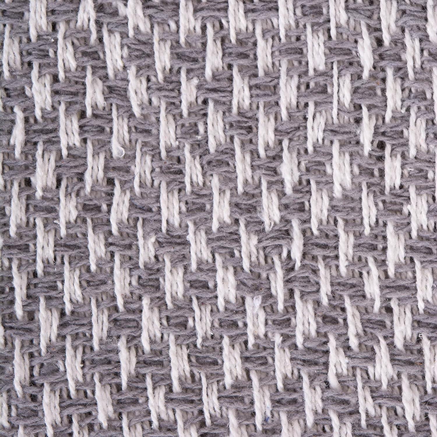 Design Imports Hand Woven Throw Blanket