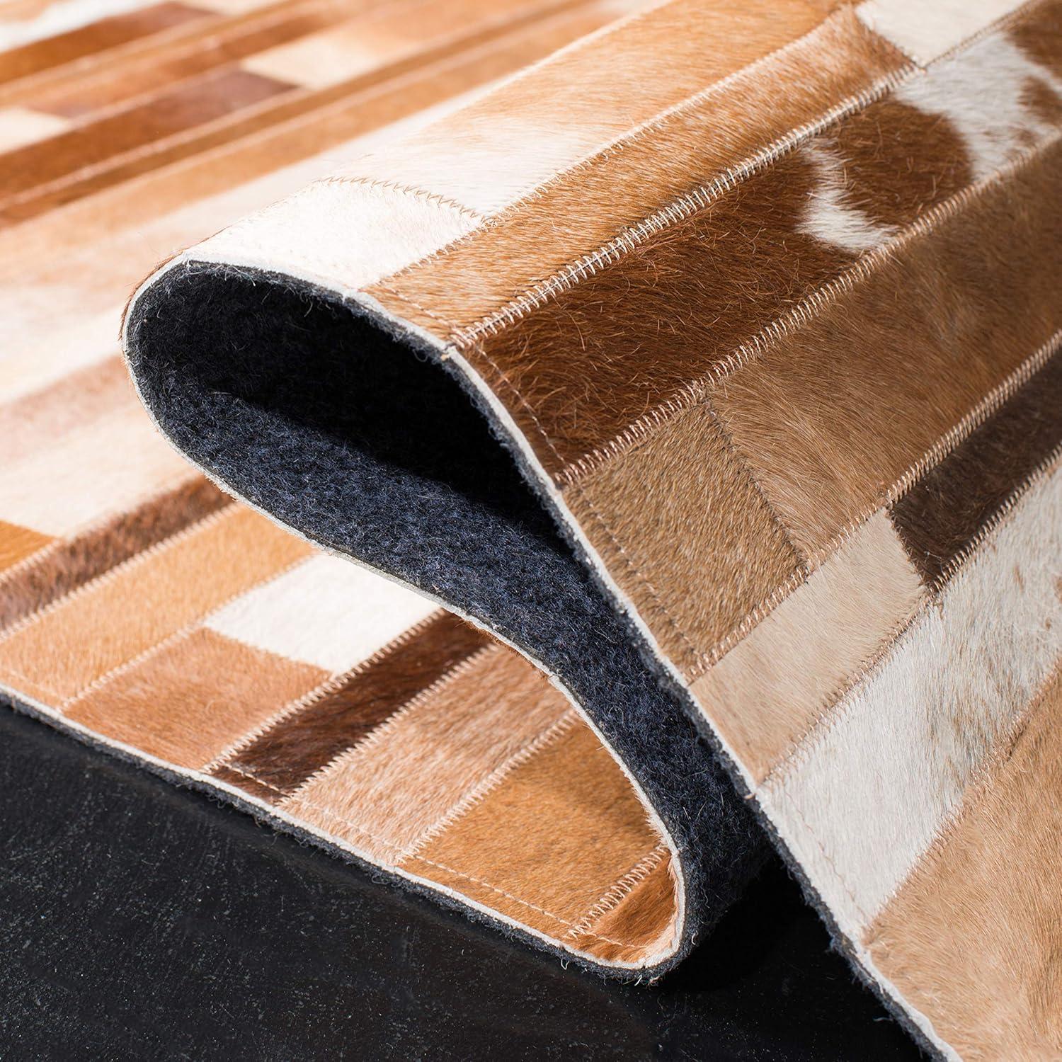 Studio Leather STL219 Hand Woven Indoor Runner Rug - Ivory/Black - 2'3"x11' - Safavieh