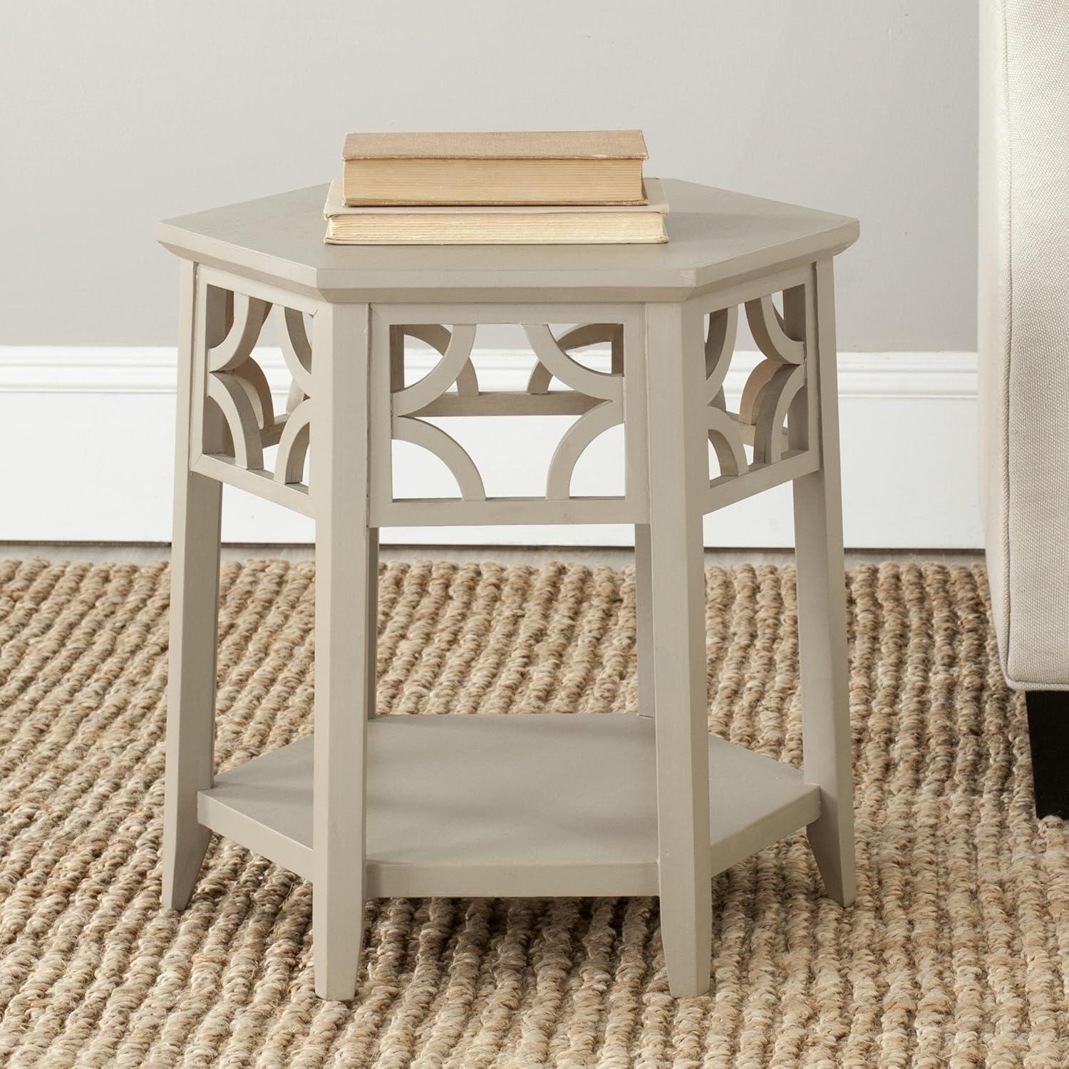 Connor Hexagon End Table  - Safavieh