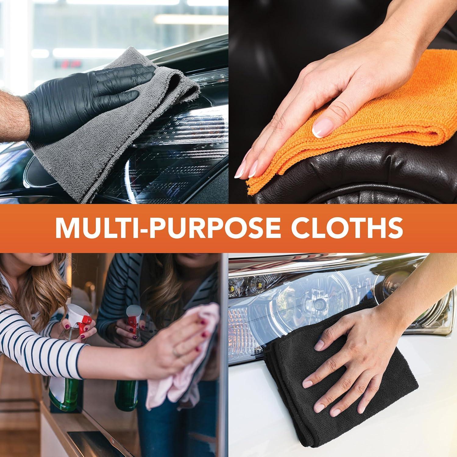 Smart Choice Microfiber Cleaning Cloths 12x12 30gm Blue (12/Pack)