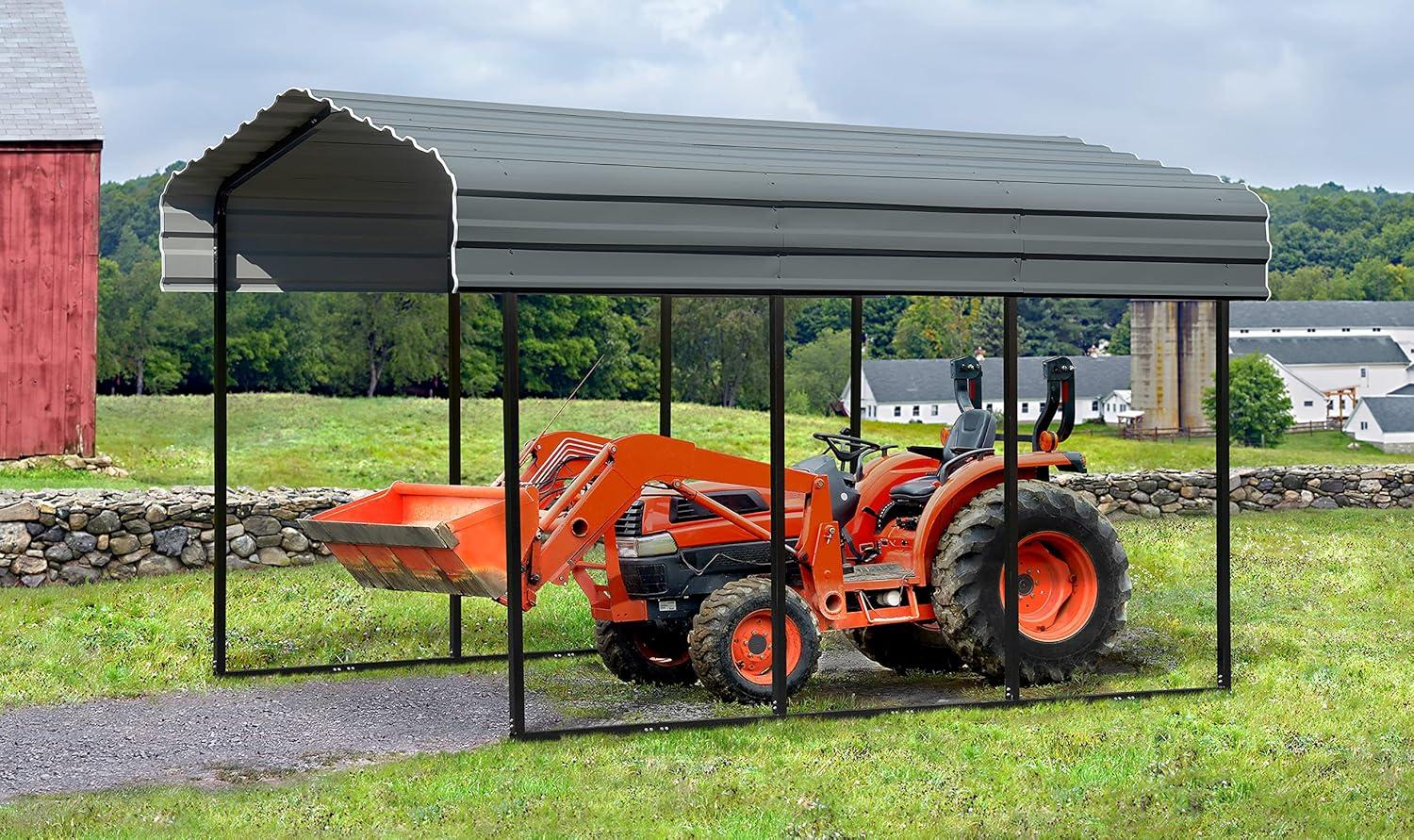 Arrow Carport, 10 ft. x 15 ft. x 9 ft.