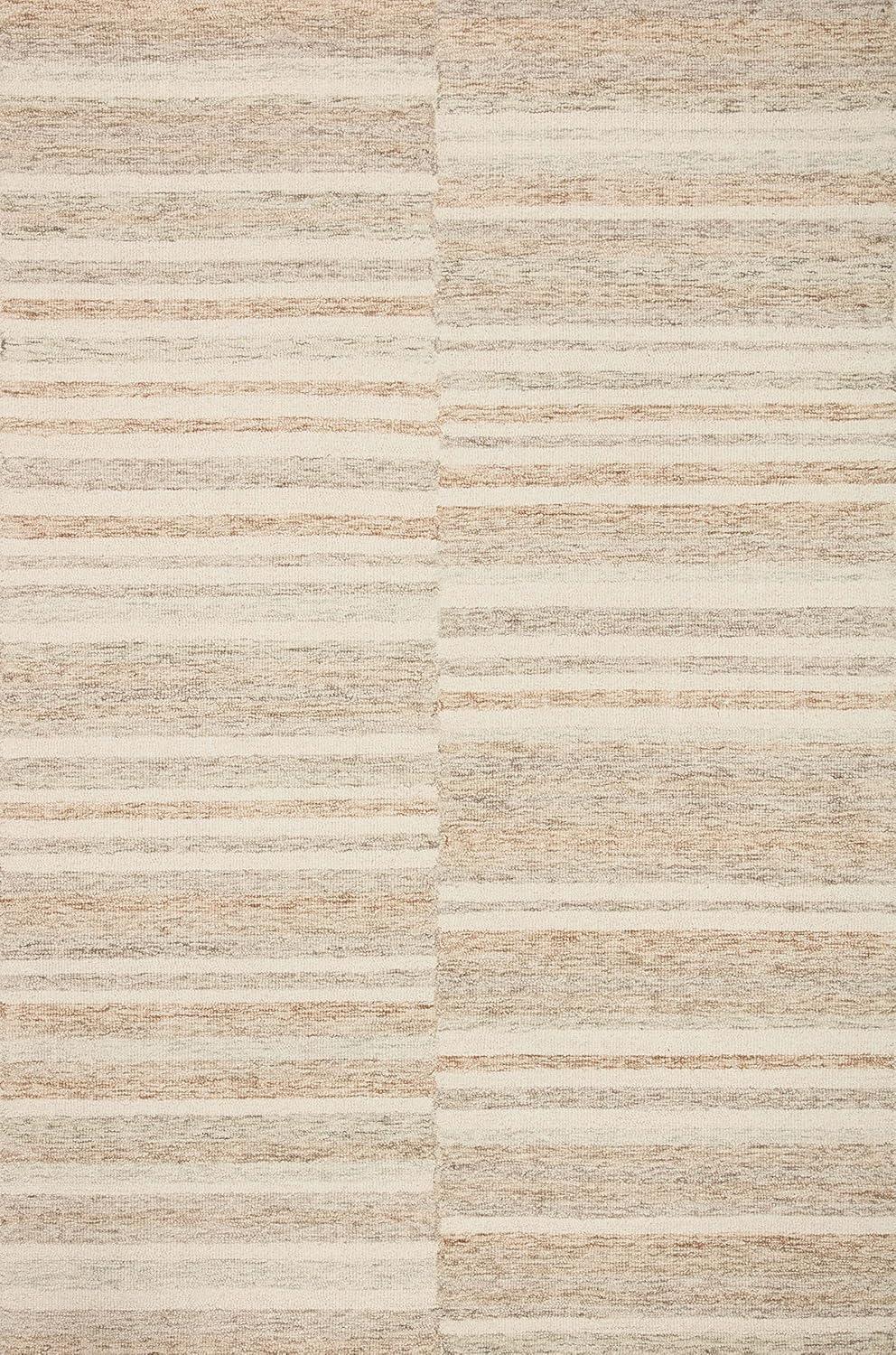 Chris Loves Julia x Loloi Chris Loves Julia x Loloi Chris Collection CHR-03 Ivory / Clay, Transitional  Area Rug