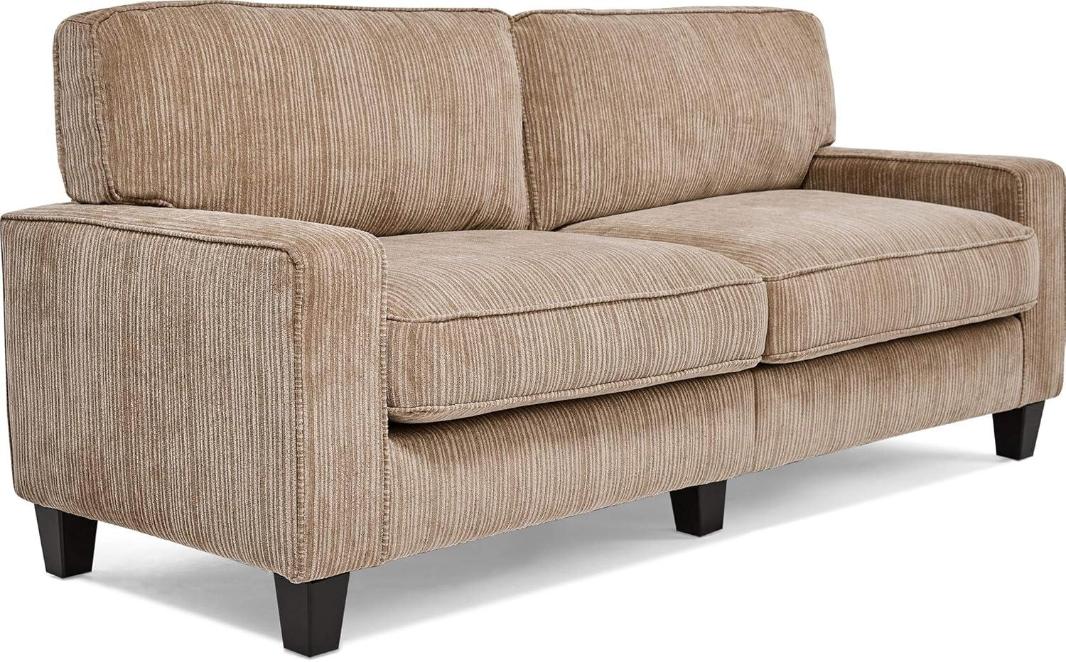 Serta Palisades Upholstered Tool-Free Assembly Straight Arm 73" Sofa for Living Room