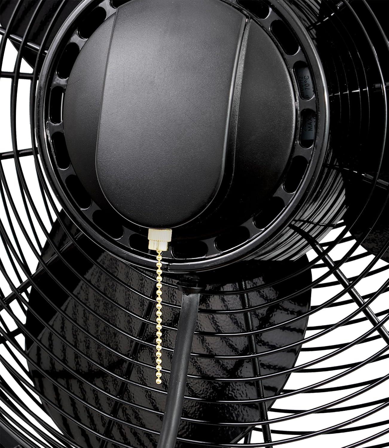 Air King 18" Industrial Grade 1/6 HP High Velocity Wall Mount Fan, 28" H, Black, 9518, New