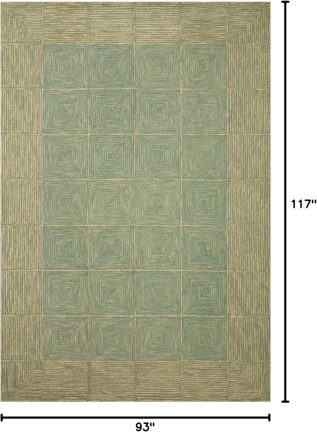 Chris Loves Julia x Loloi Francis Collection FRA-02 Green / Natural, ContemporaryArea Rug