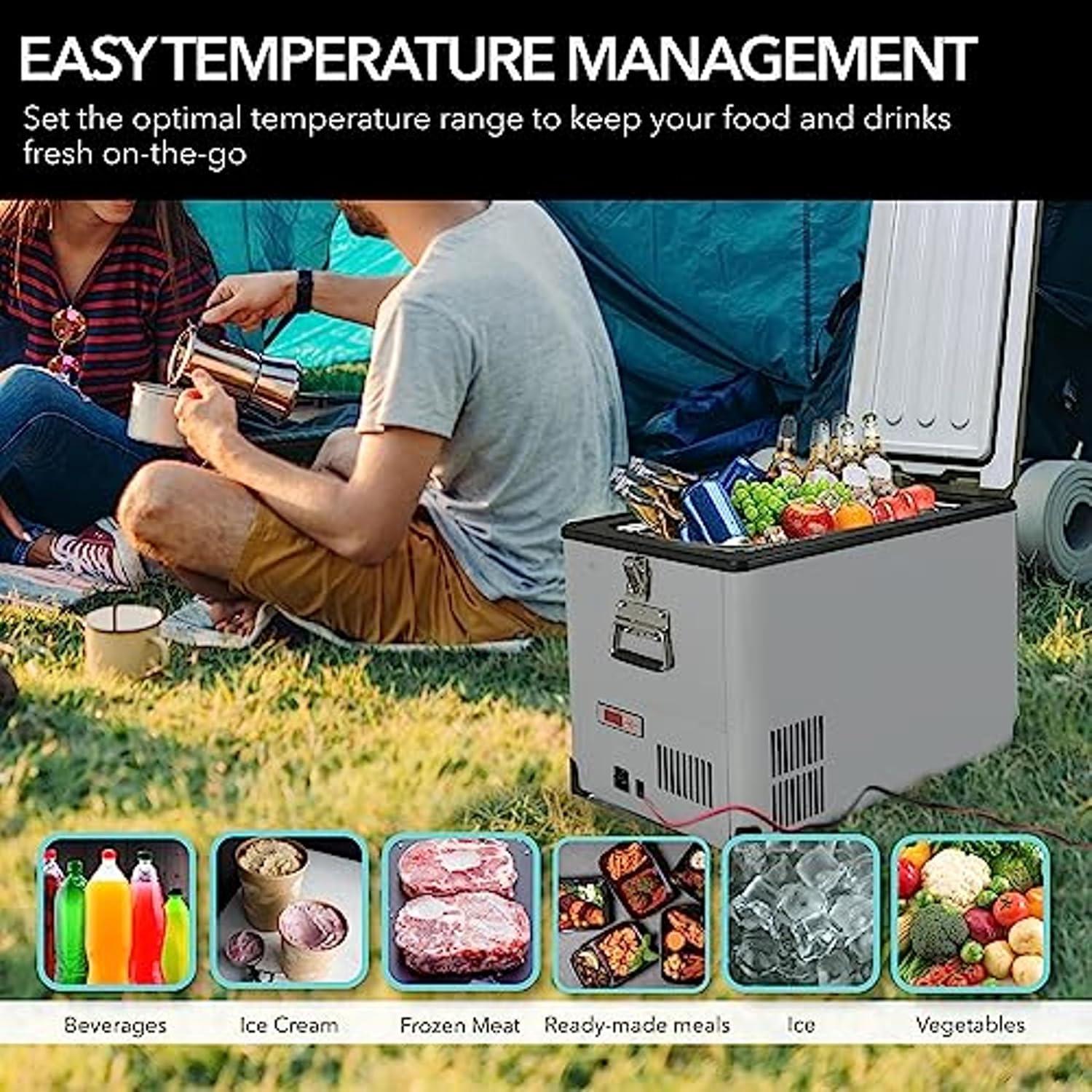 Whynter Elite 45 Quart Slimfit Portable Freezer/Refrigerator with 12v DC option