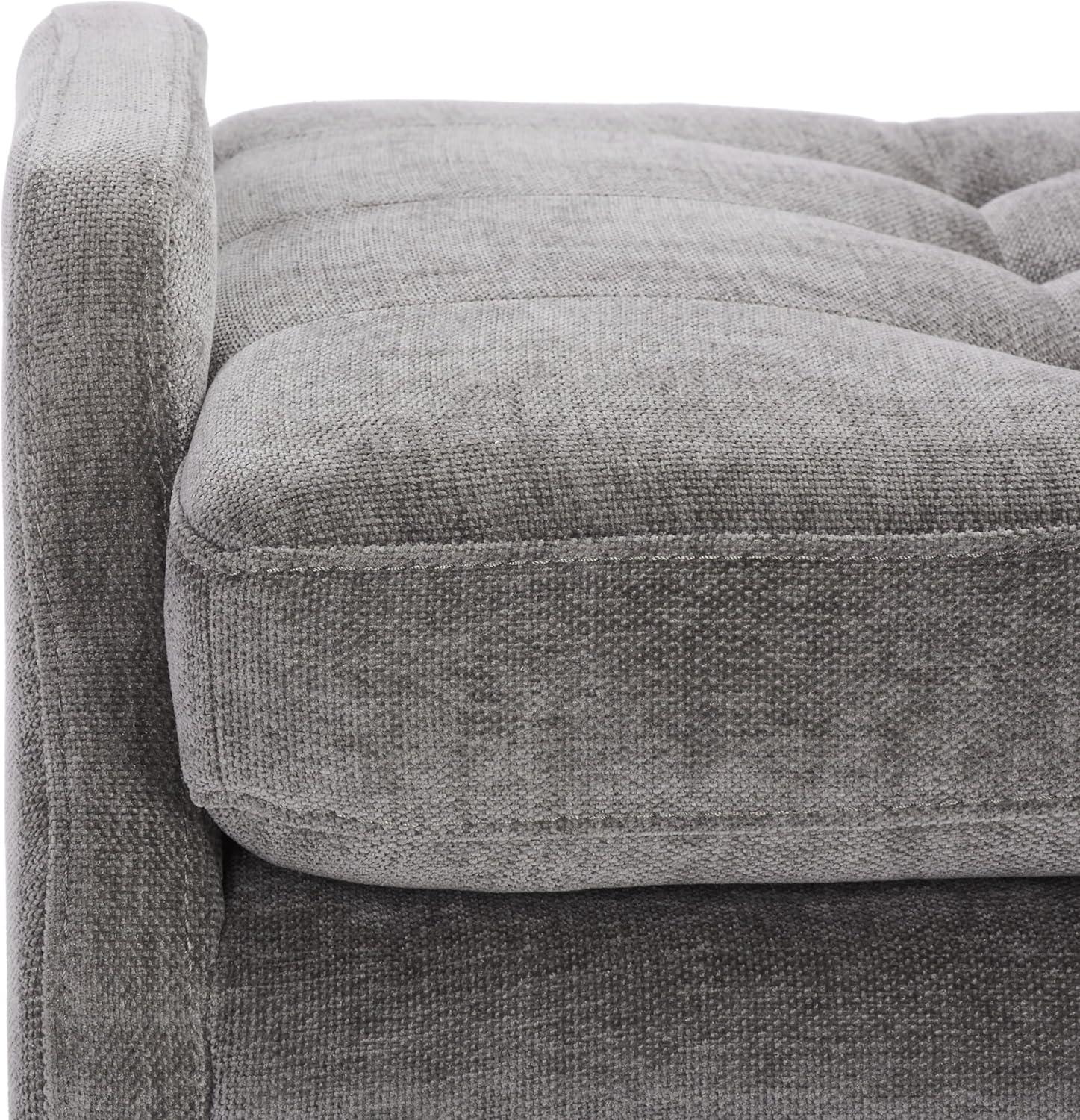 Everdeen Bench  - Charcoal/Gold - Safavieh