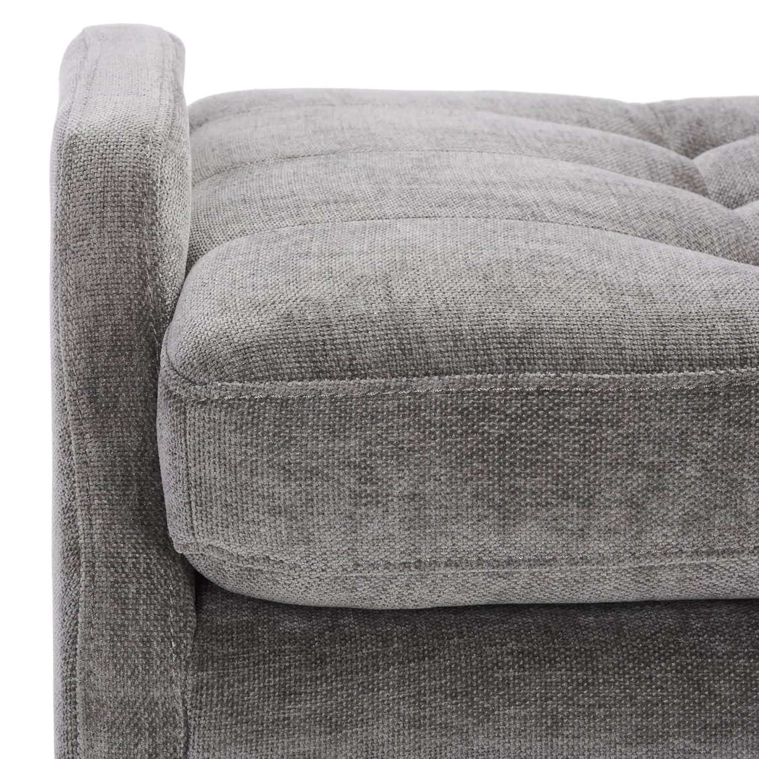 Everdeen Bench  - Charcoal/Gold - Safavieh