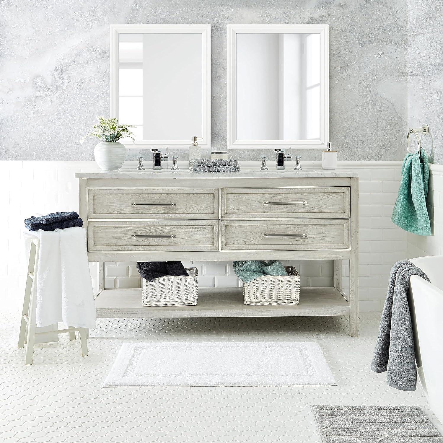 Nautica Nautica Peniston Solid Cotton Bath Rug Runner