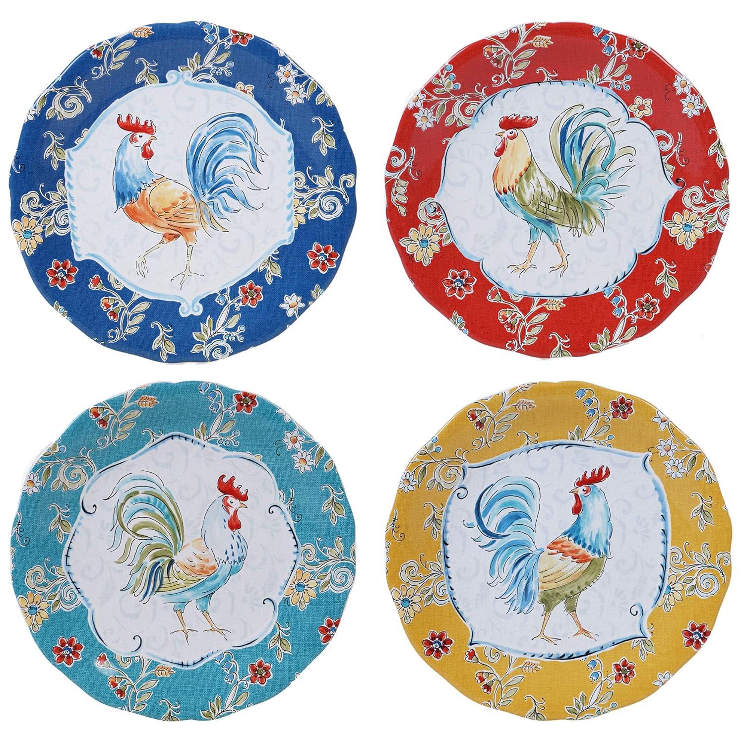 Certified International Morning Bloom 16 Piece Dinnerware Set, Service for 4, Multicolored