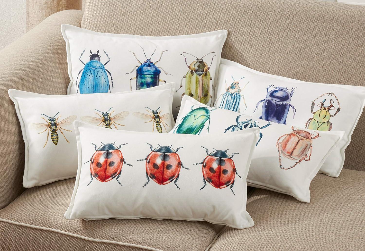 Insectes Collection Throw Pillow