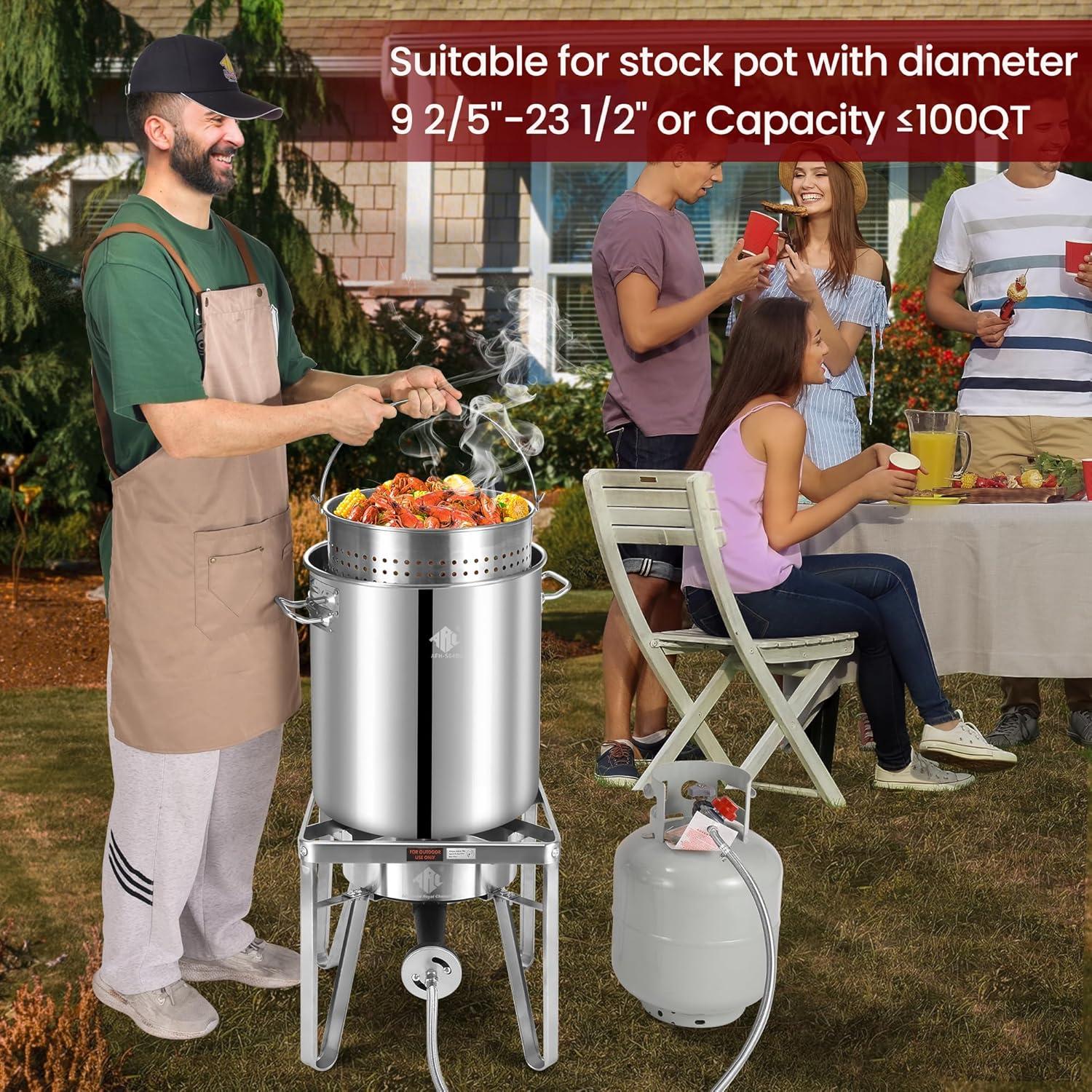 ARC Single Burner High Pressure Propane Turkey Fryer