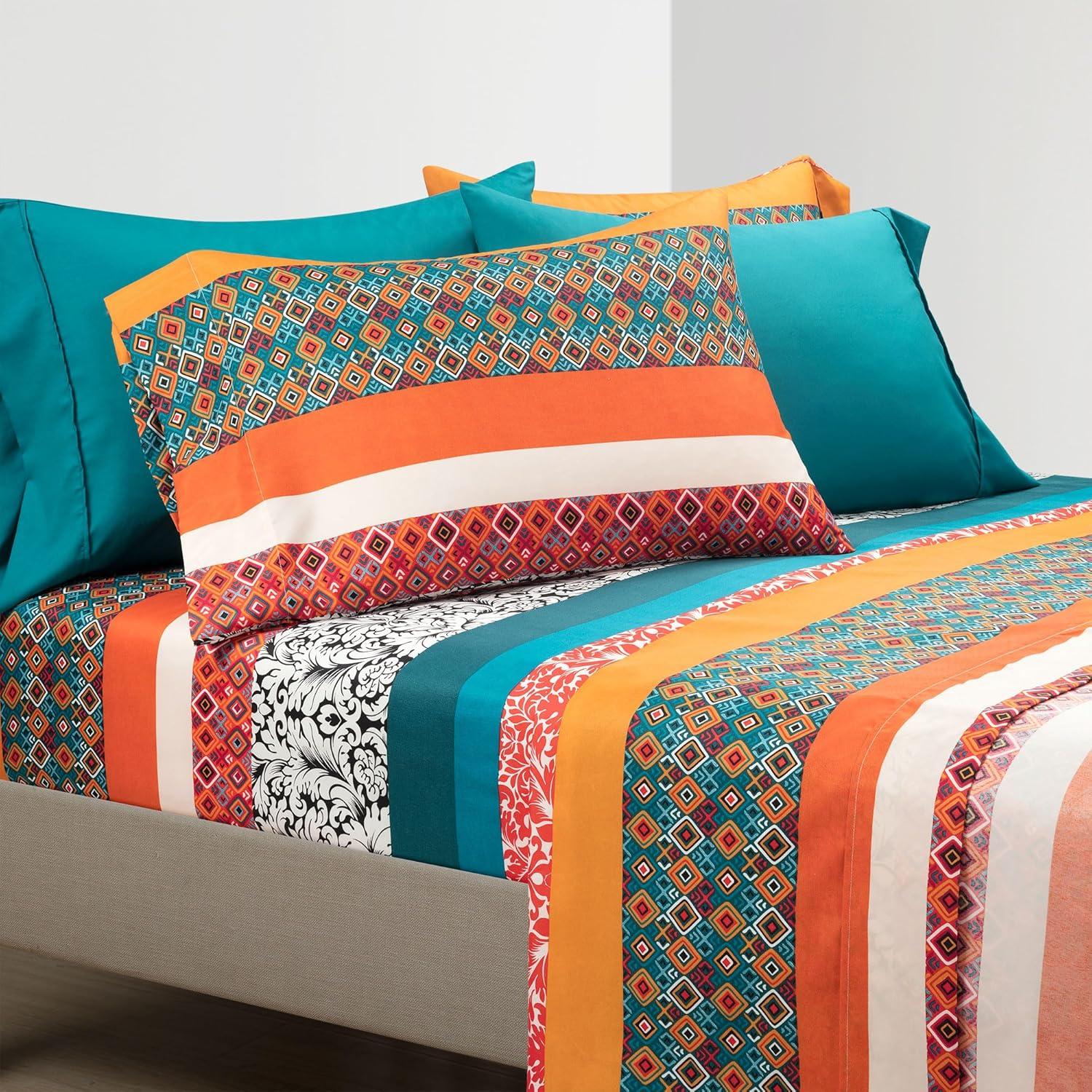 Lush Decor Boho Stripe Soft Sheet Set