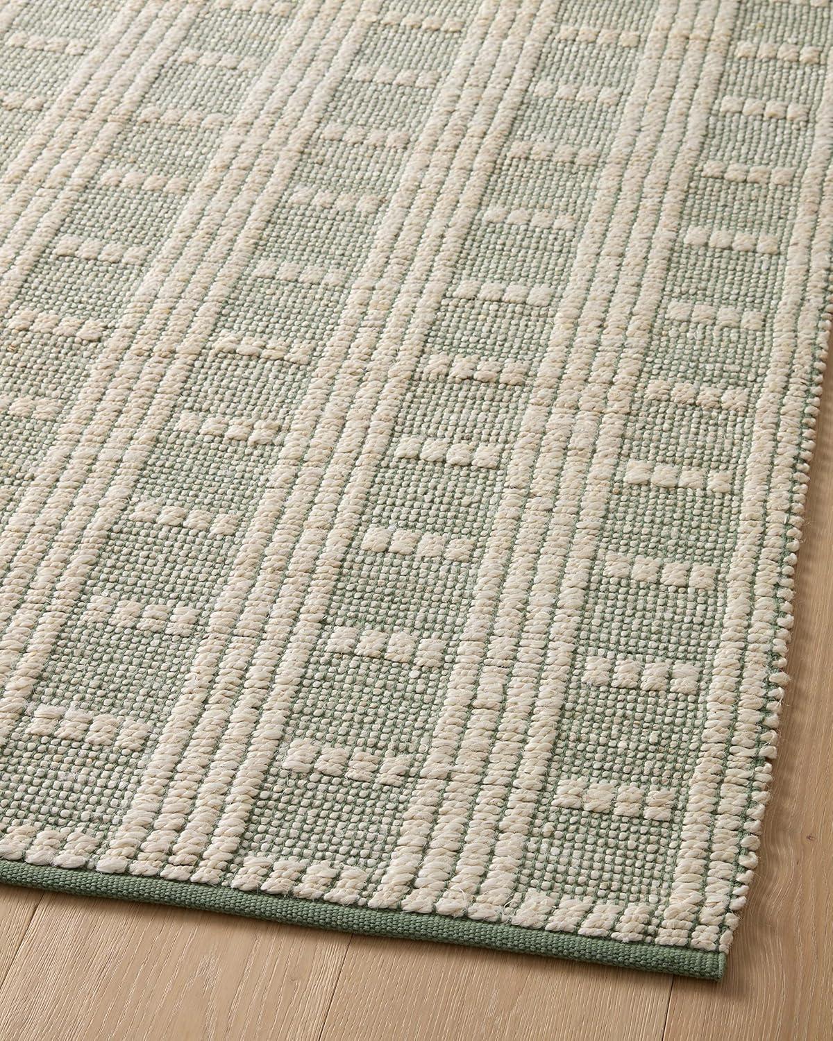 Loloi Angela Rose Colton Collection CON-03 Ivory/Sage 10'-0" x 14'-0", .38" Pile Height, Area Rug