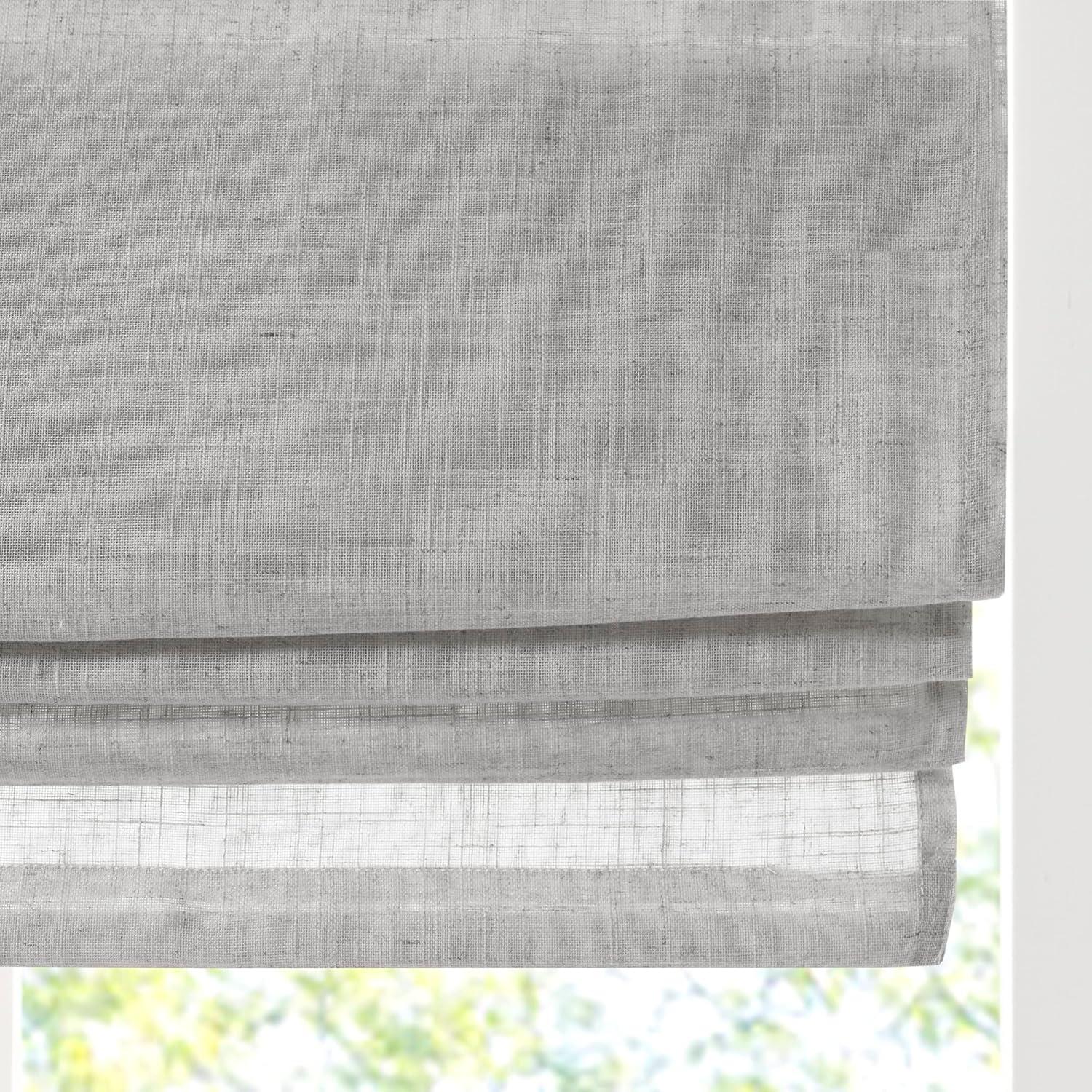 Kyler Linen Blend Light Filtering Single Roman Shade