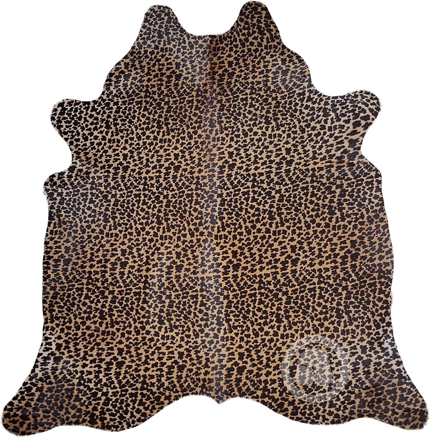 Real Brindle White Belly Cowhide Rug, Size 6x7-8' XXL