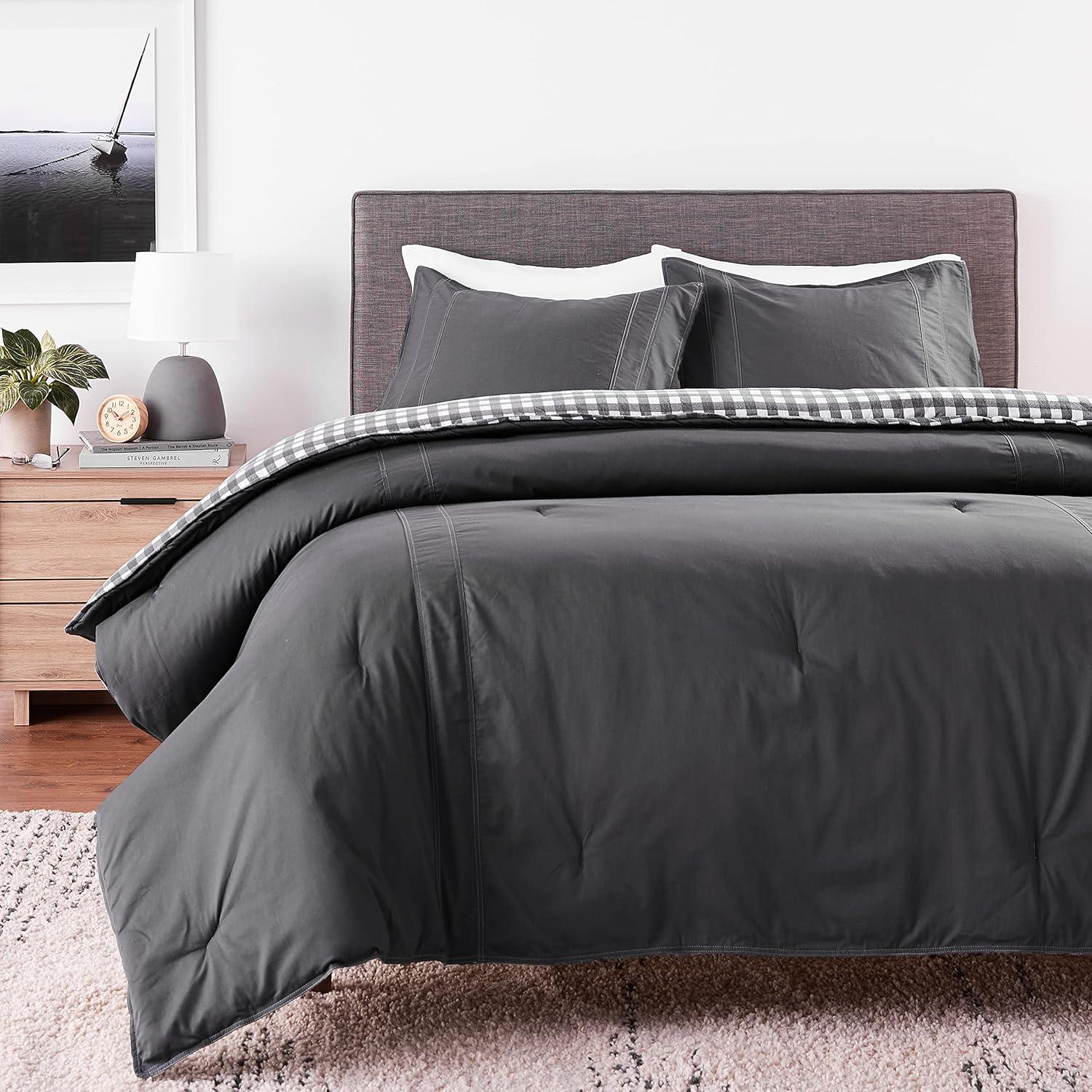 Kingston Charcoal Comforter Set by Eddie Bauer