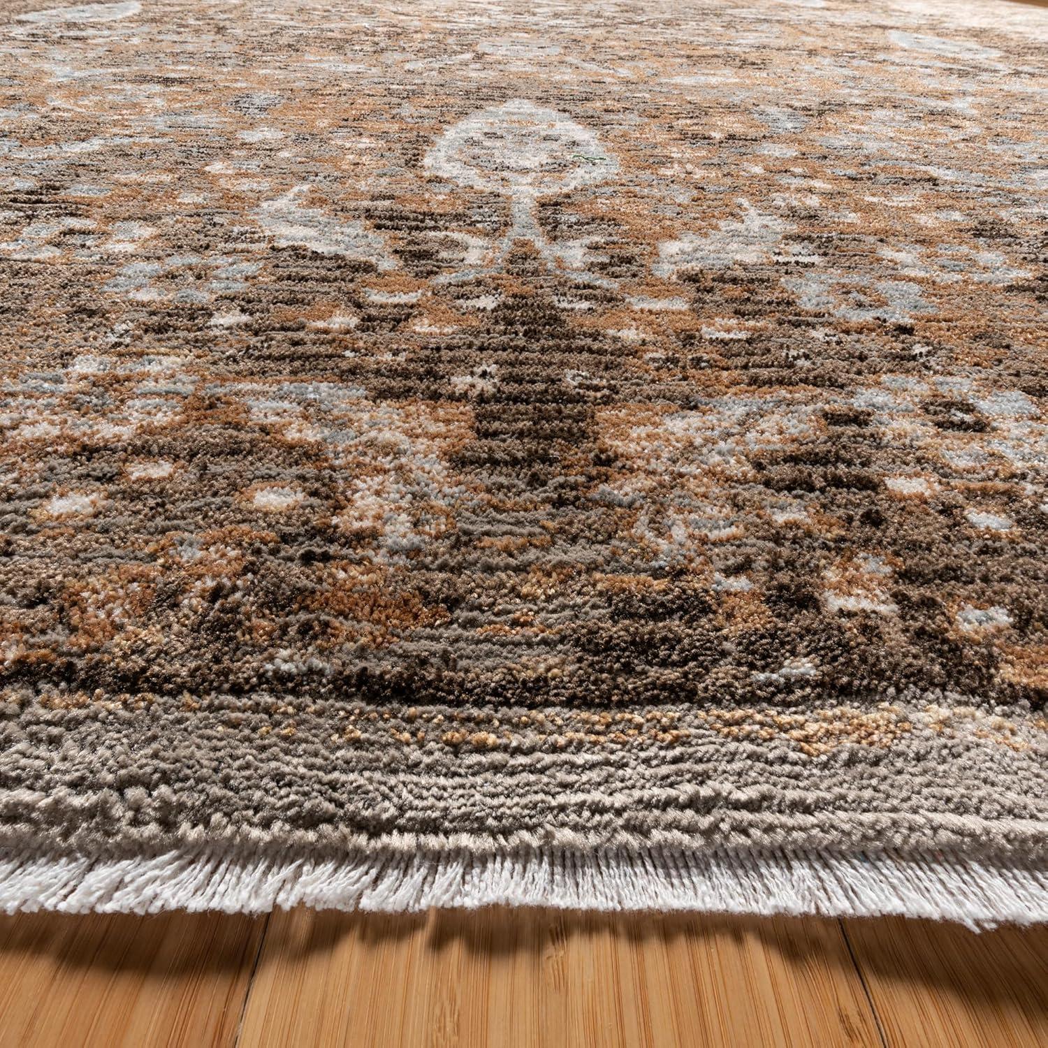 Gertmenian Damita Gavi Traditional Moroccan Brown/Tan/Beige/Ivory Polypropylene Area Rug
