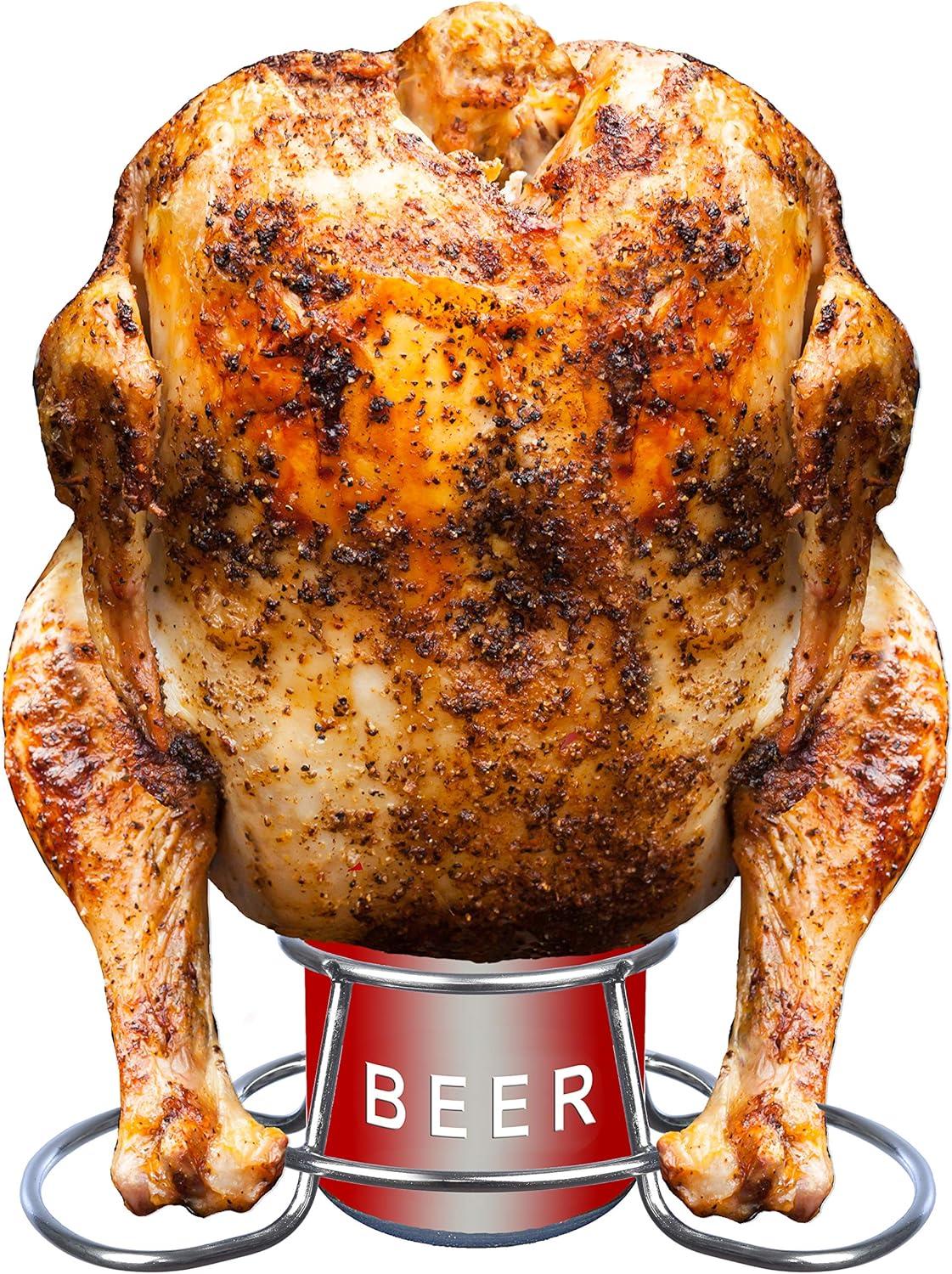 Stainless Steel Beer Can Chicken Rack Roaster