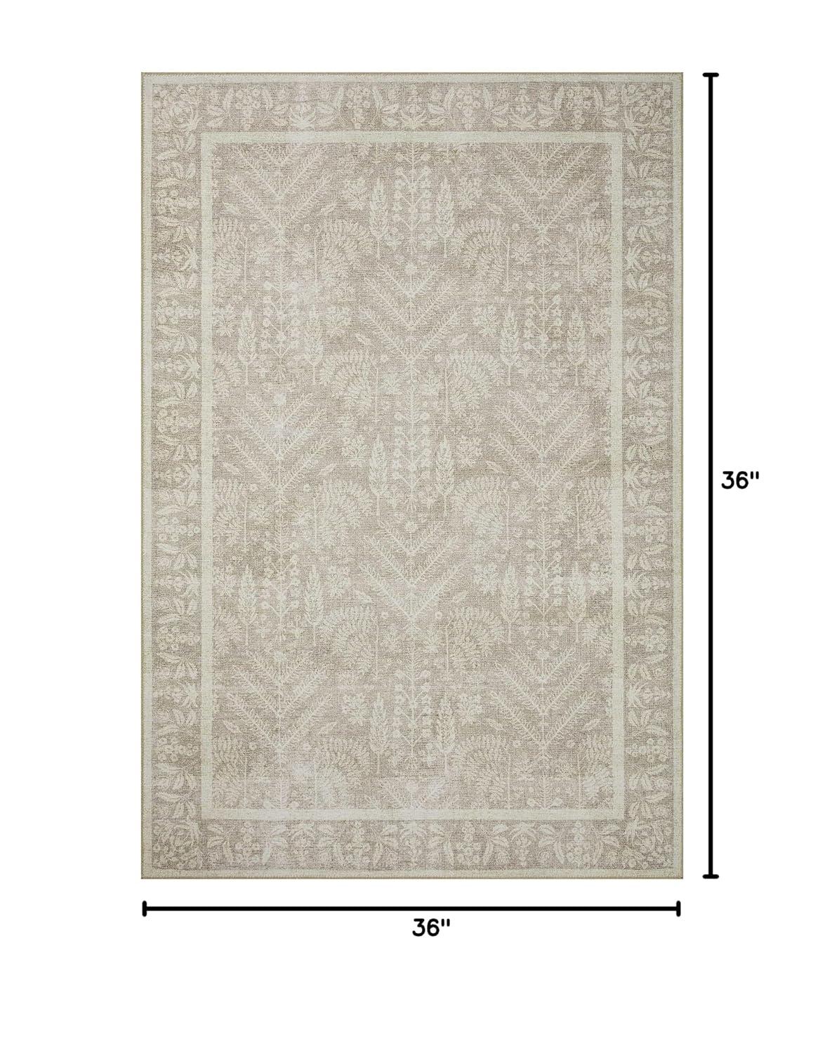 Rifle Paper Co. x Loloi Maison Bough Natural Rug